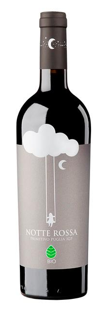 Notte Rossa Bio Primitivo Rotwein, halbtrocken