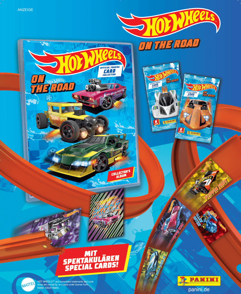 Produktbild Hot Wheels Trading Cards Panini Starter Pack 5 von 5