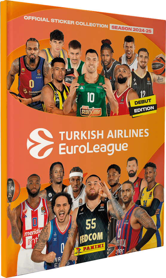 Euroleague Basket 24/25 Sticker Album Hardcover