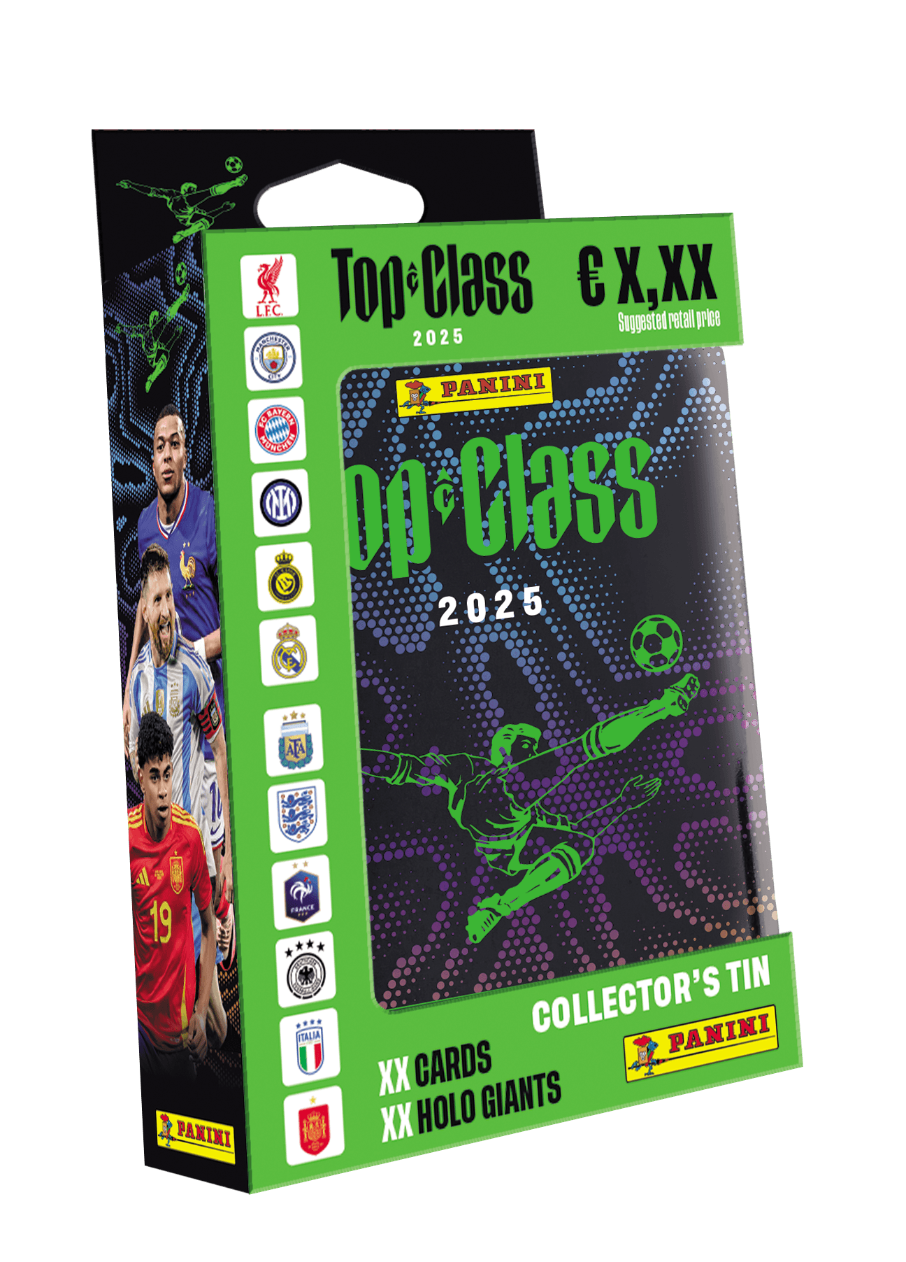 FIFA TOP CLASS 2025 Trading Cards Pocket Tin