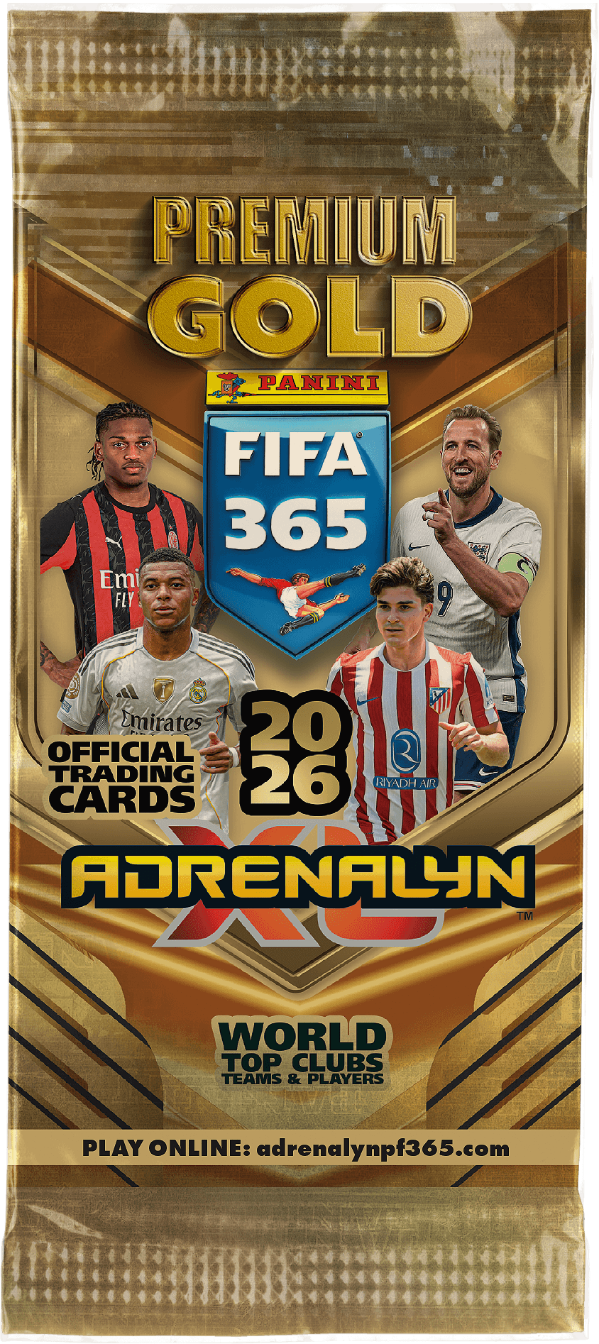 FIFA 365 AXL Trading Cards Premium Oro Flow Pack