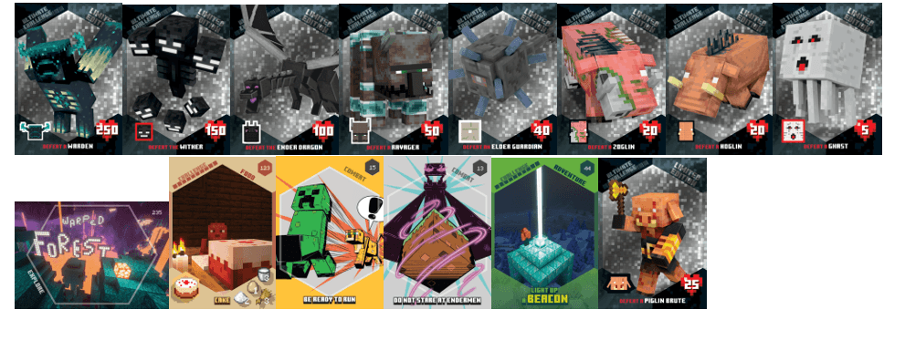 Produktbild Panini - inecraft Challenges Trading Cards Blaster Box 2 von 2
