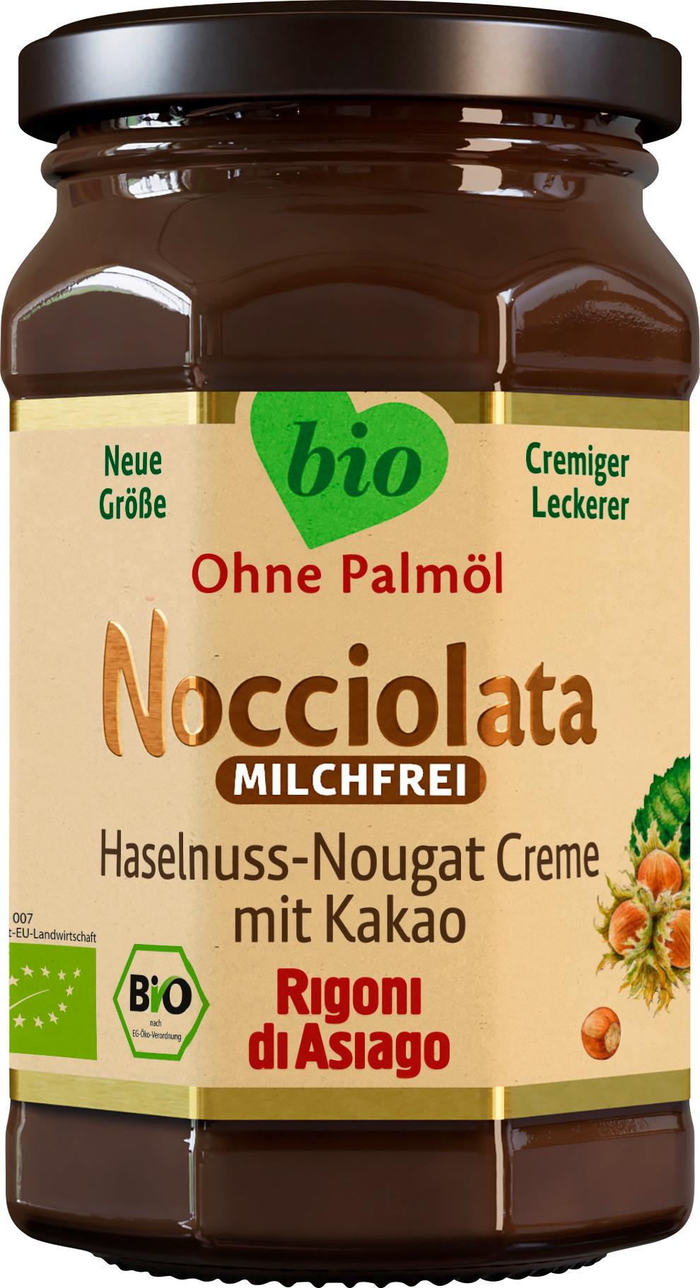 Nocciolata Bio Haselnuss-Nougat Creme mit Kakao