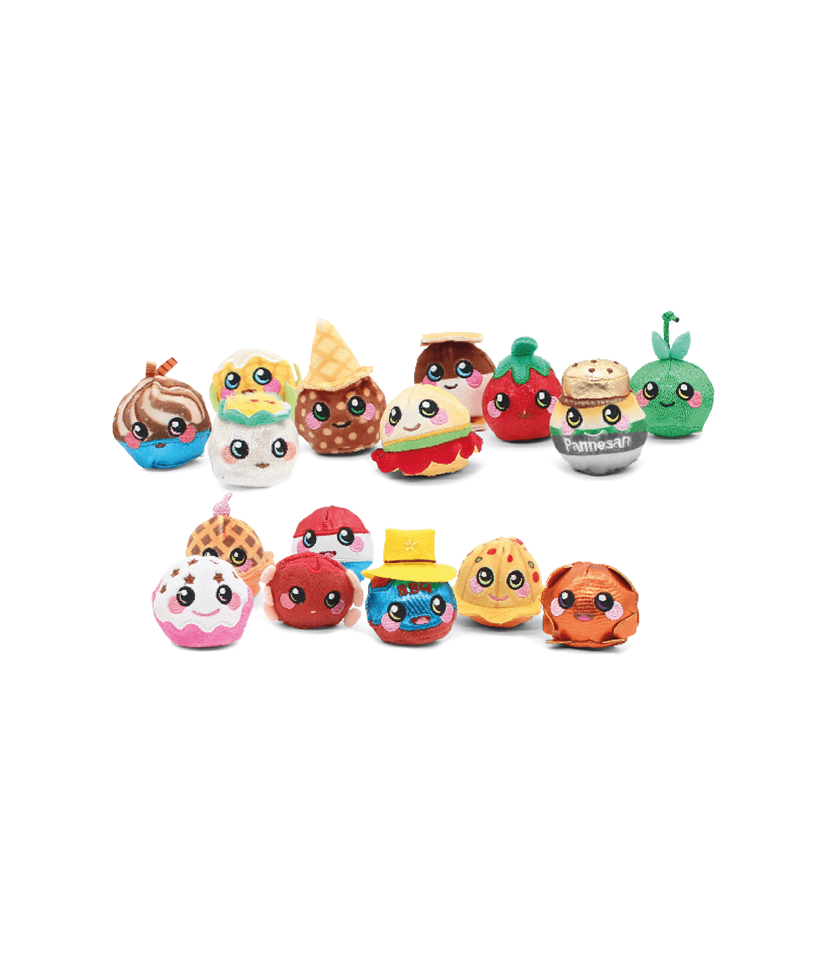 Produktbild Joy Toy - Squeezamals Eenie Teenies Food Mini Plüschis Packs Cdu 3 von 4