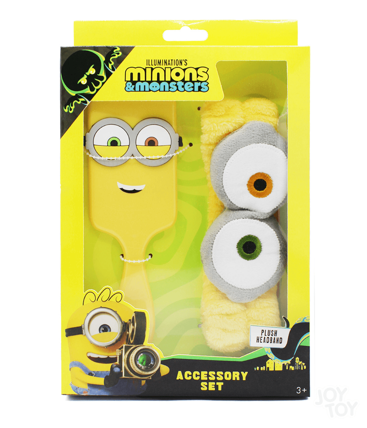 Minions & Monsters Haarpflege-Set mit Haarband und Haarbürste, 3-teilig, Geschenkpackung