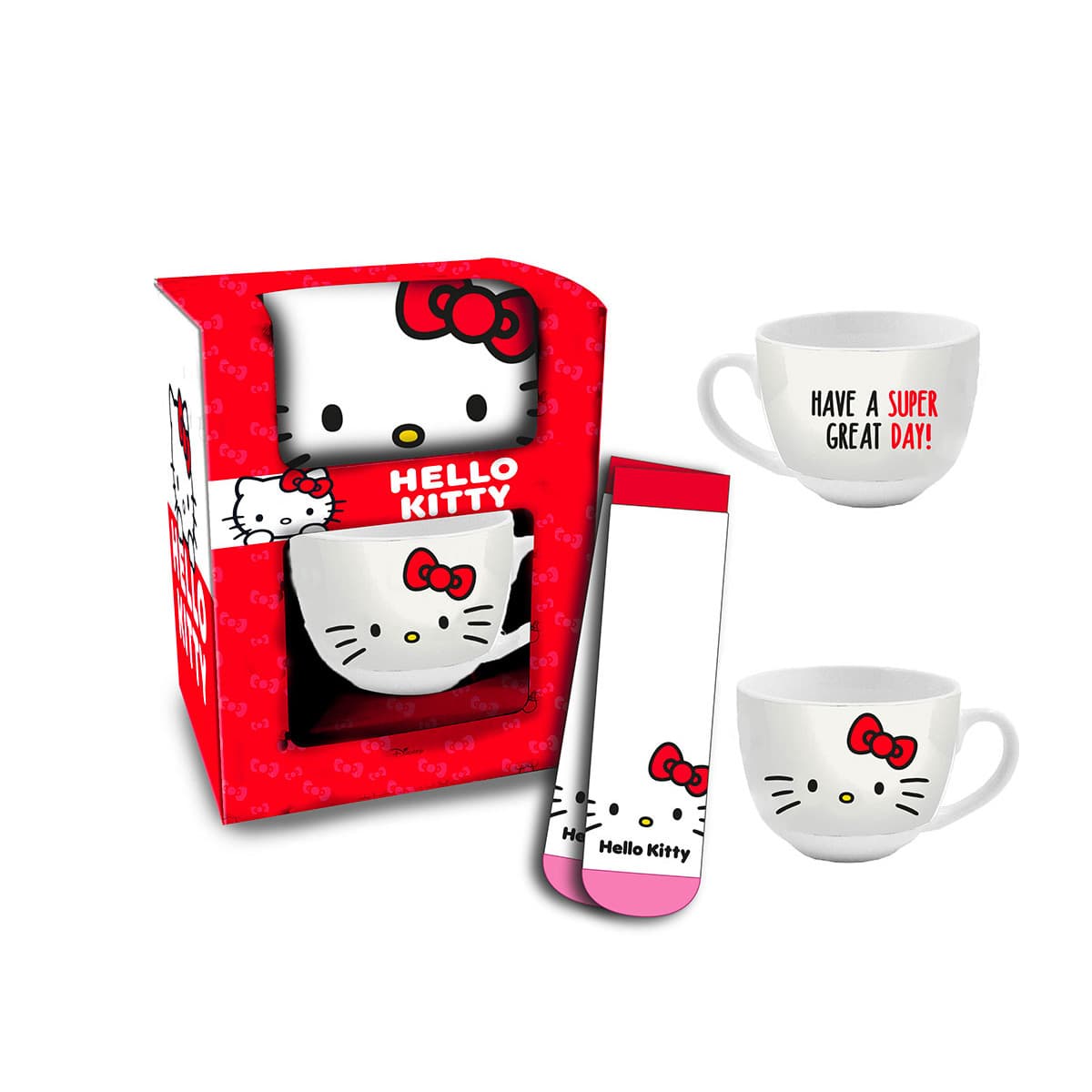 Hello Kitty Set Tasse mit Socke 340ml