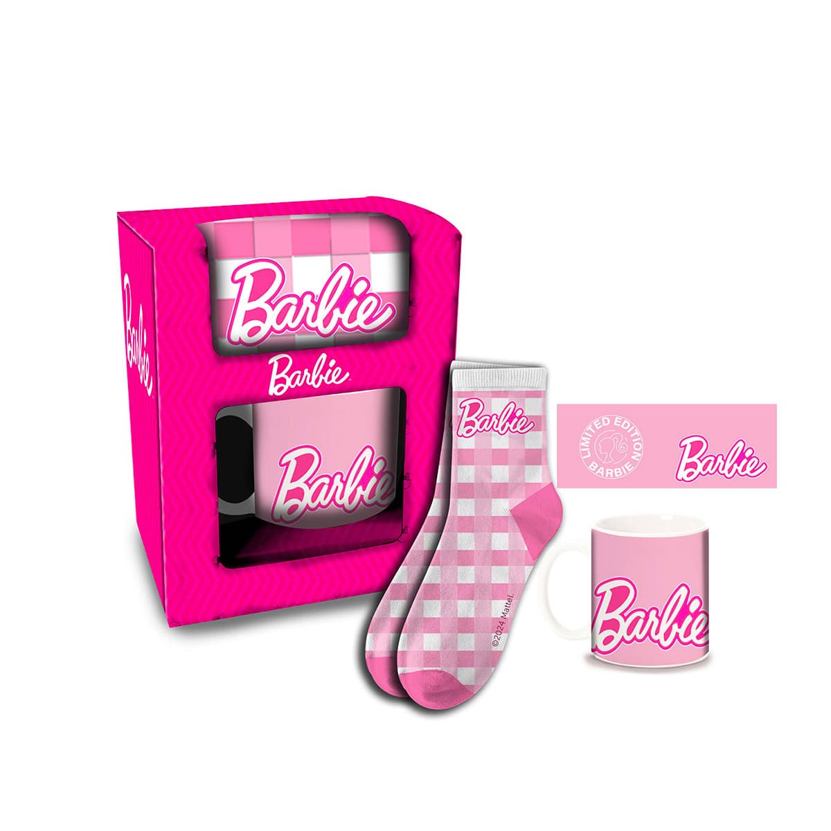 Barbie Set Tasse mit Socke 350ml