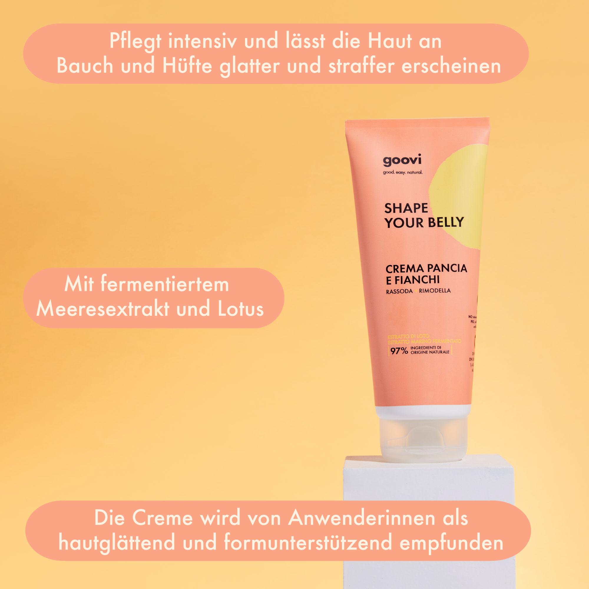 Produktbild goovi Shape your Belly Modellierende Creme für Bauch, Hüfte und Arme 10 von 10