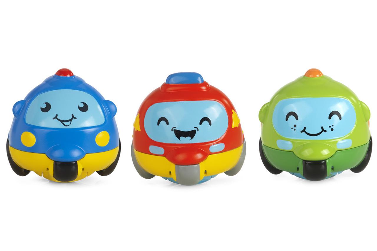 Chicco - TURBO BALL Fahrzeuge 3 Stück - Das erste Mini-Fahrzeug, das wie ein Ball rollt