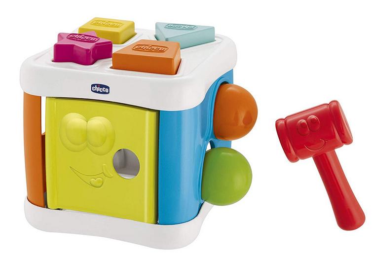 Chicco - Chicco – 2 in 1 Sortier und Schlag Würfel