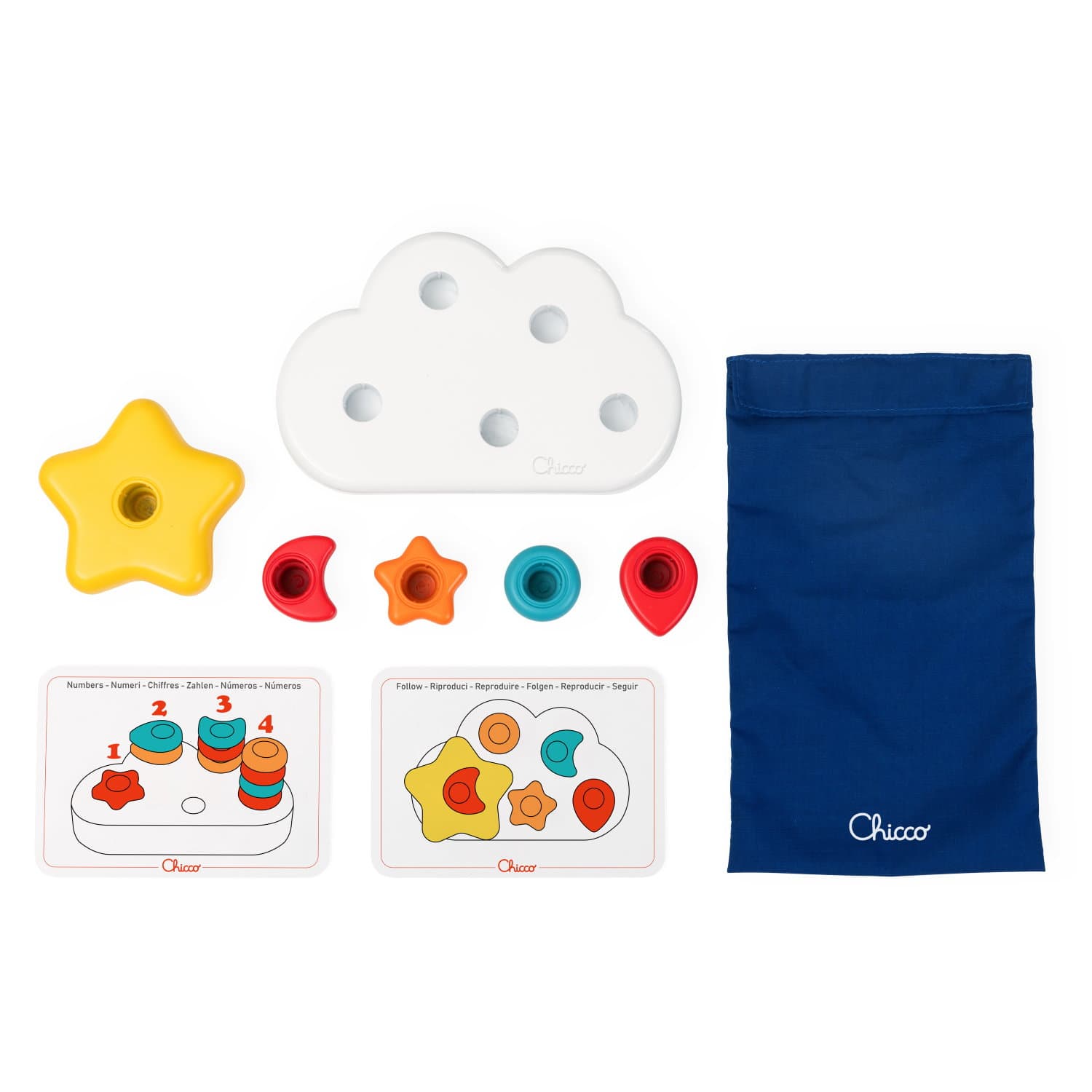 Produktbild Chicco - Wolken Steckspiel 3 von 16