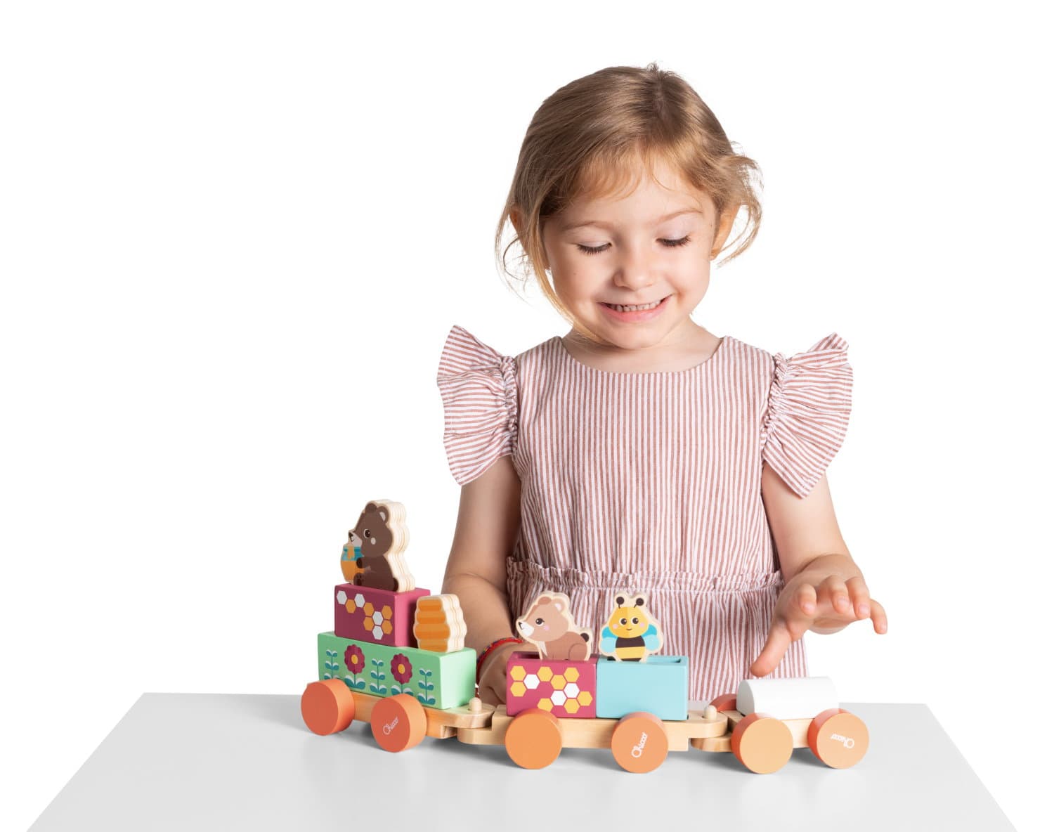 Produktbild Chicco - My Wood Friends - Teddys Zug 3 von 4