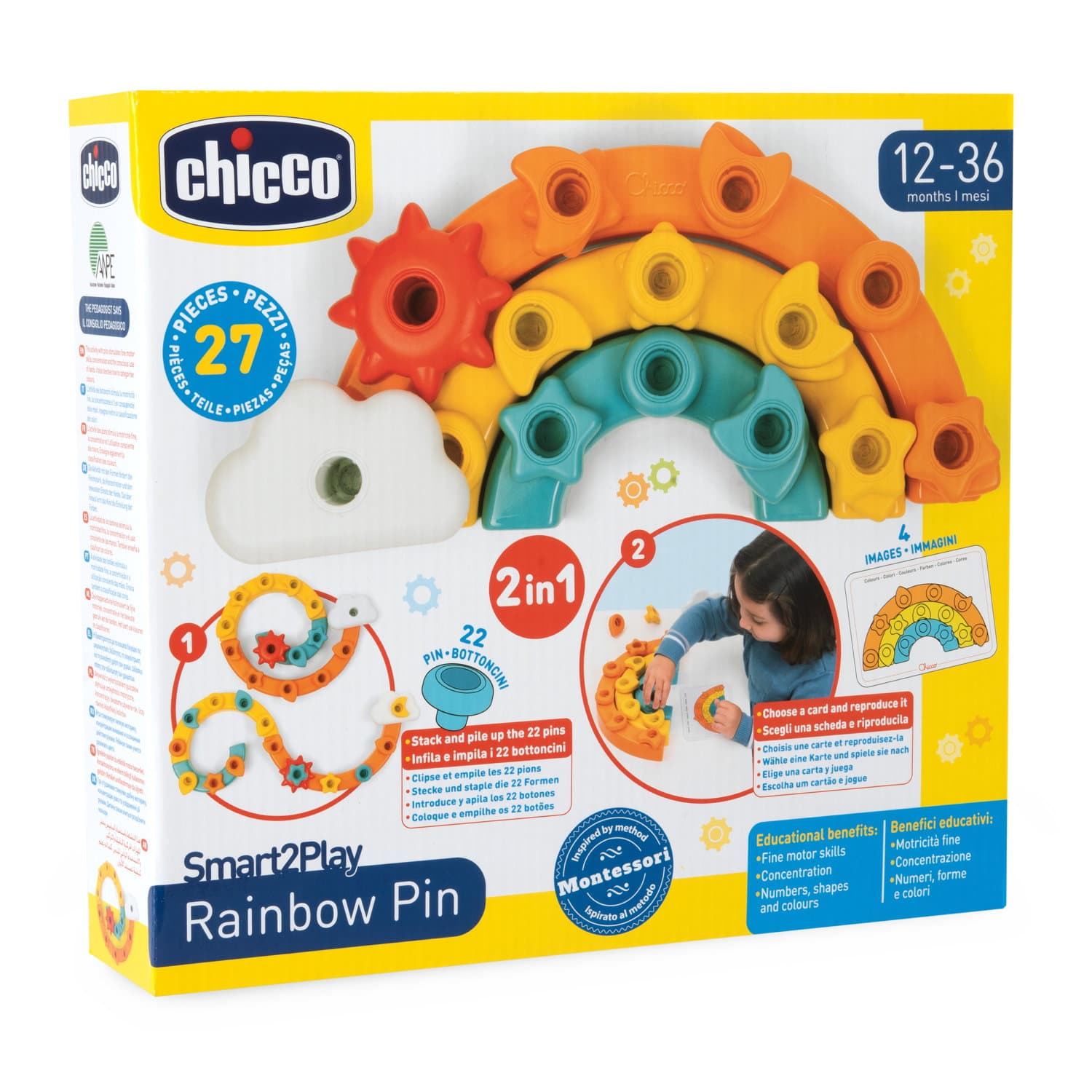 Produktbild Chicco - Regenbogen Steckspiel 10 von 18