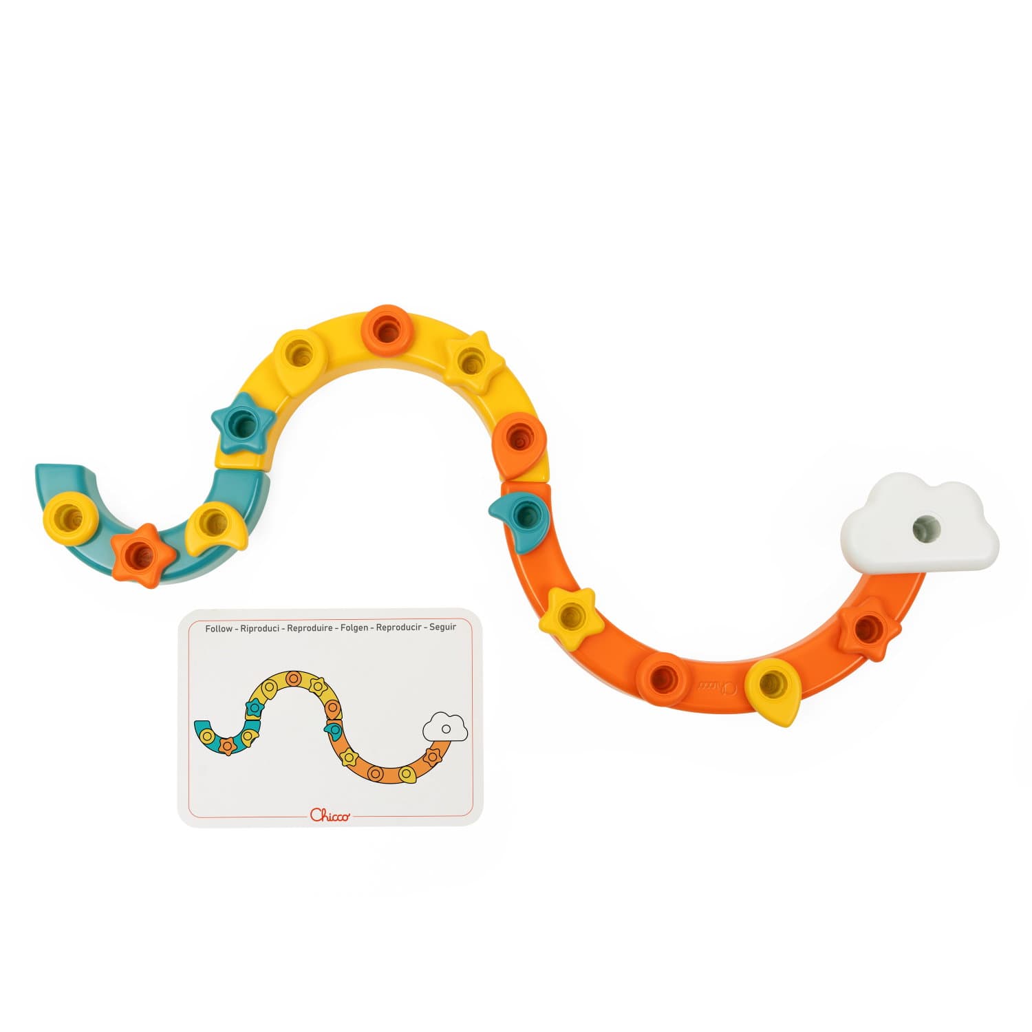 Produktbild Chicco - Regenbogen Steckspiel 3 von 18
