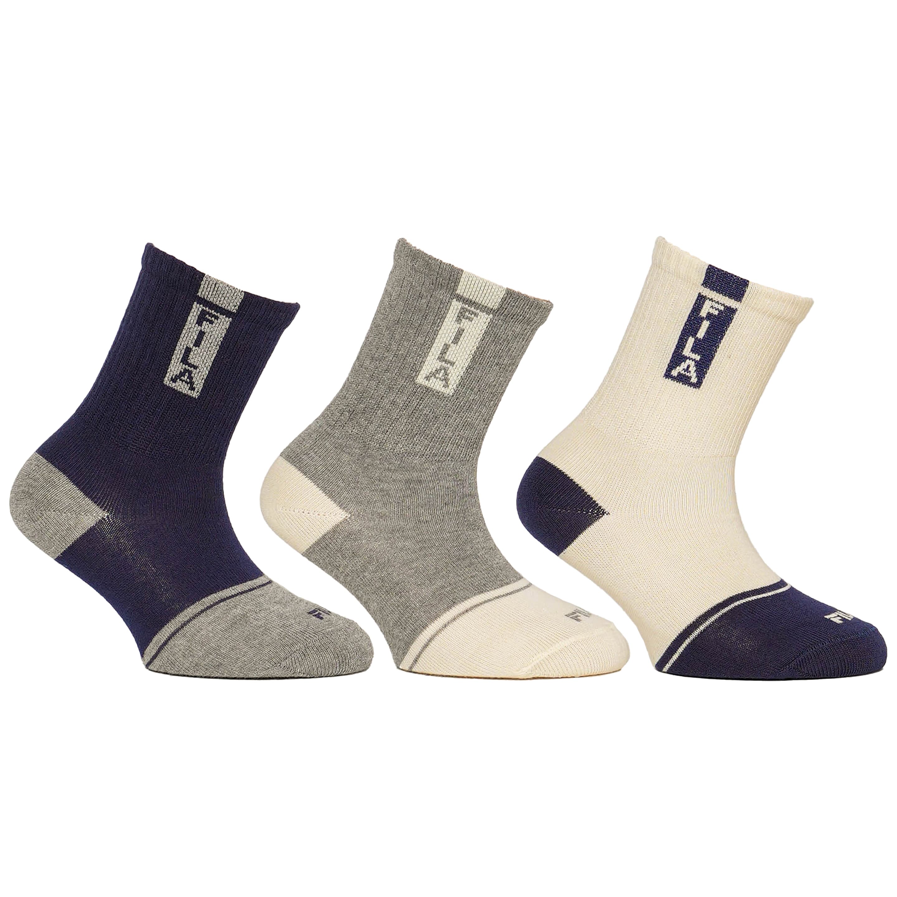 FILA Kinder Kurzsocken 3er Pack