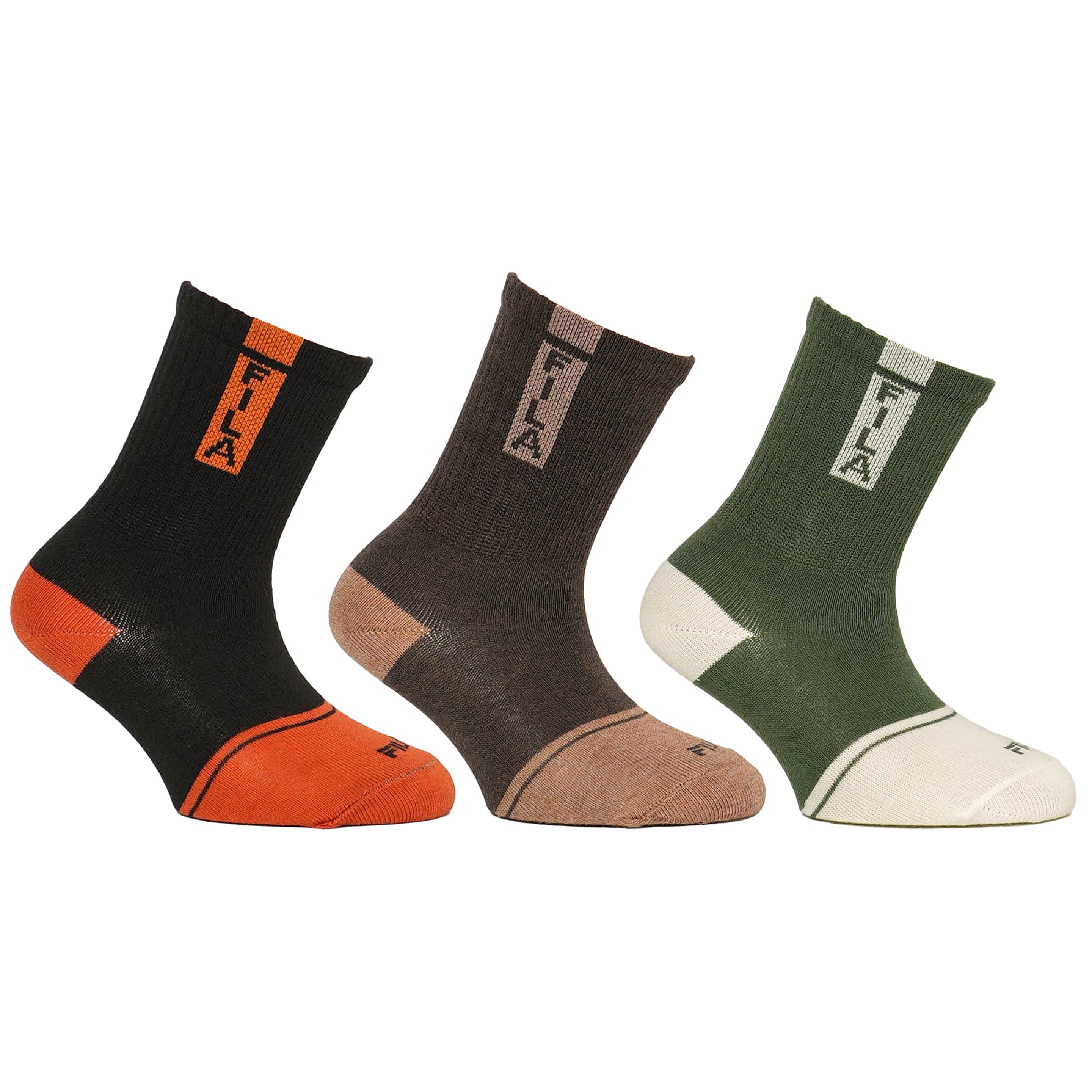 FILA Kinder Kurzsocken 3er Pack
