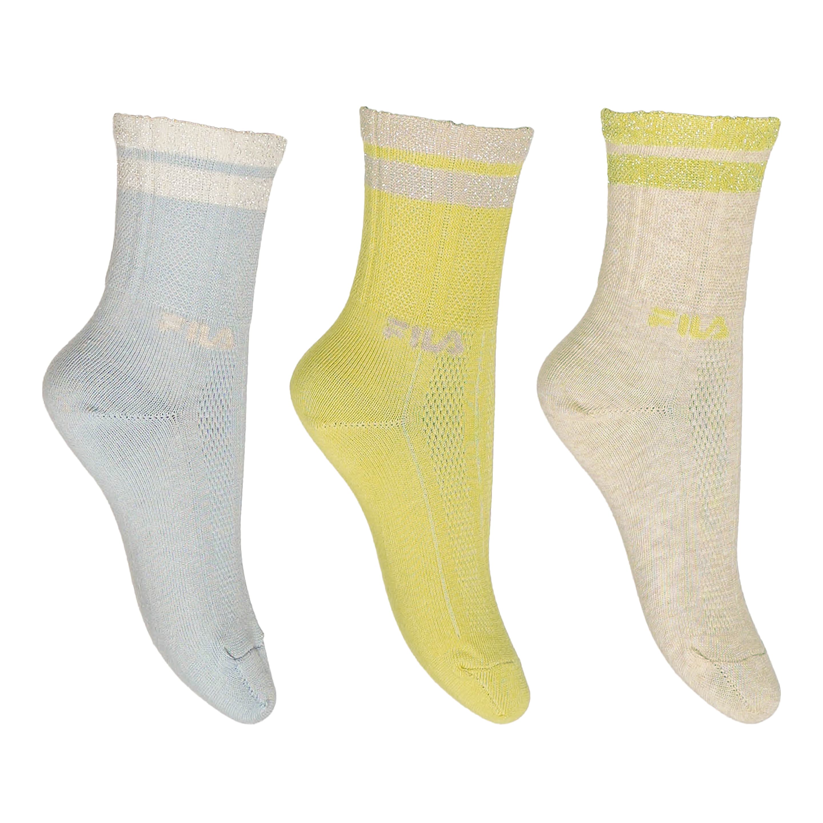 FILA Kinder Kurzsocken 3er Pack
