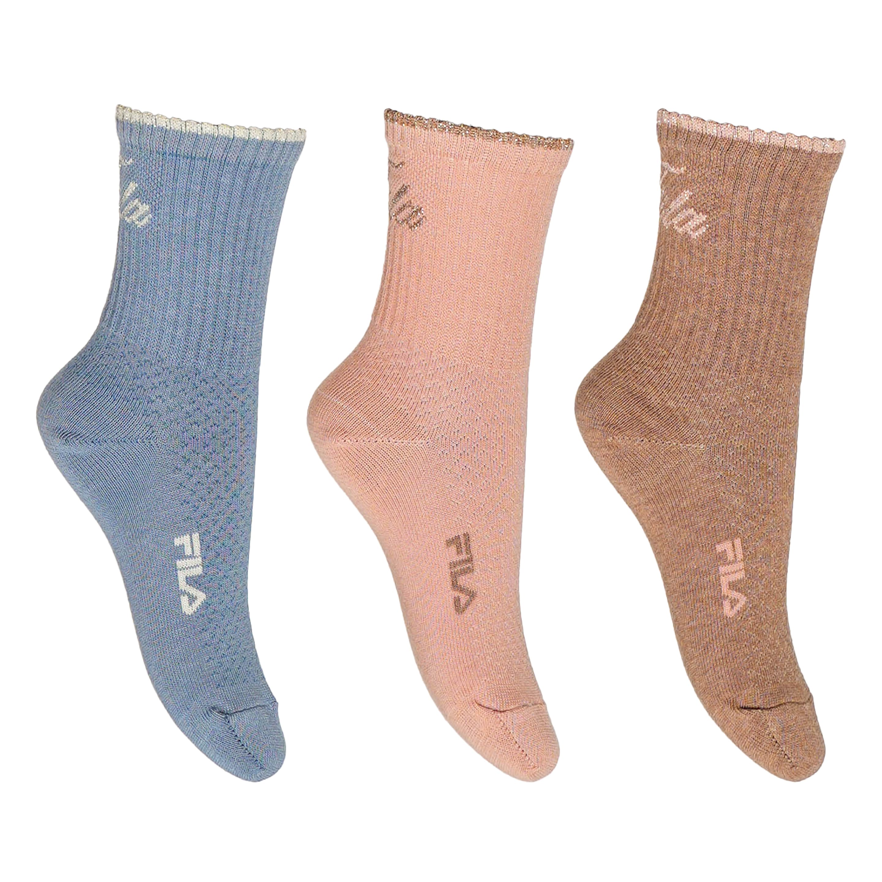 FILA Kinder Kurzsocken 3er Pack