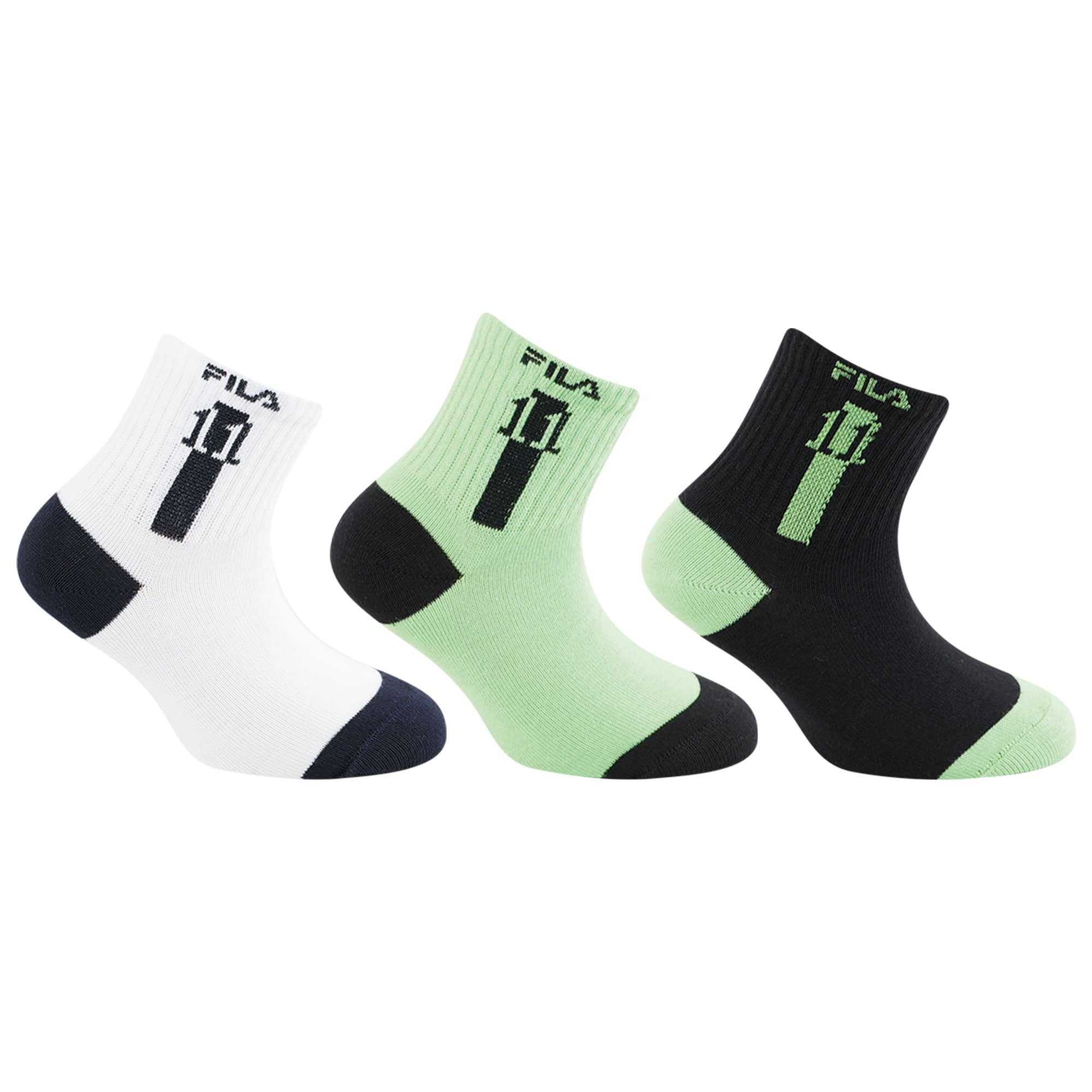 FILA Kinder Kurzsocken 3er Pack