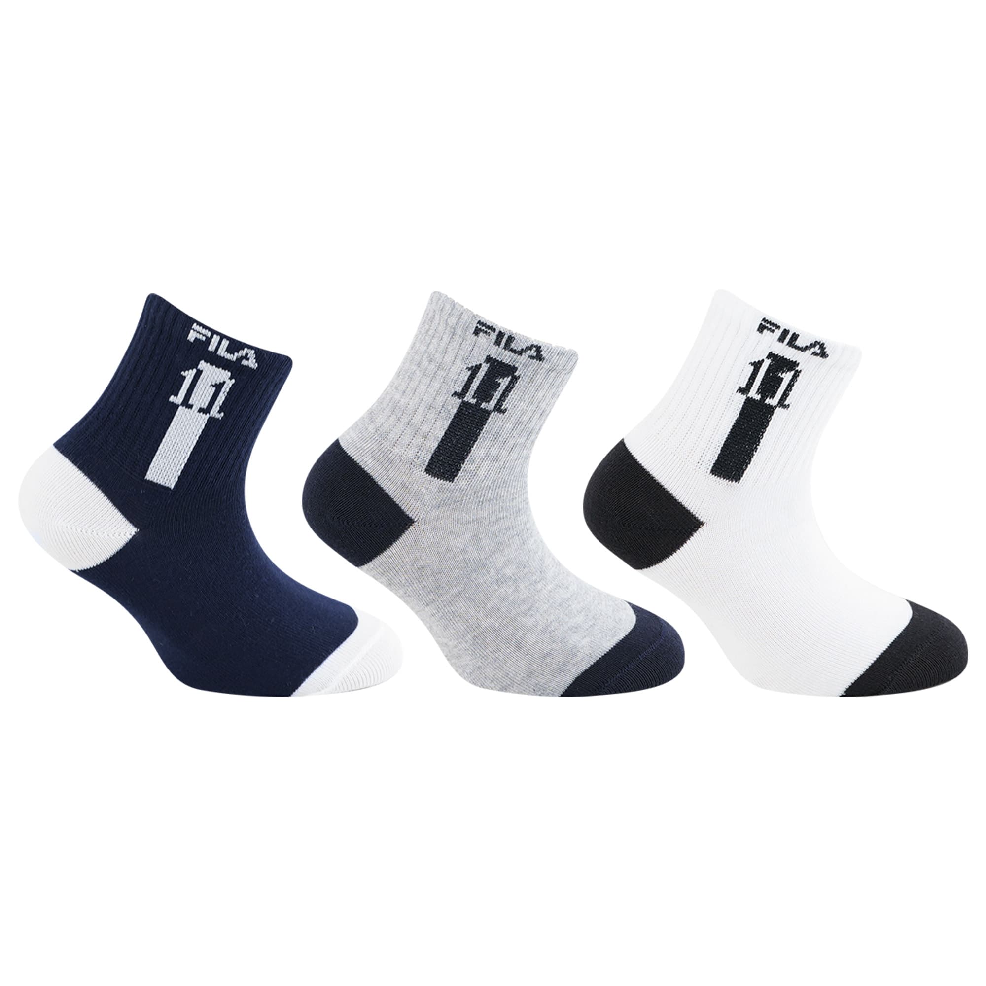 FILA Kinder Kurzsocken 3er Pack