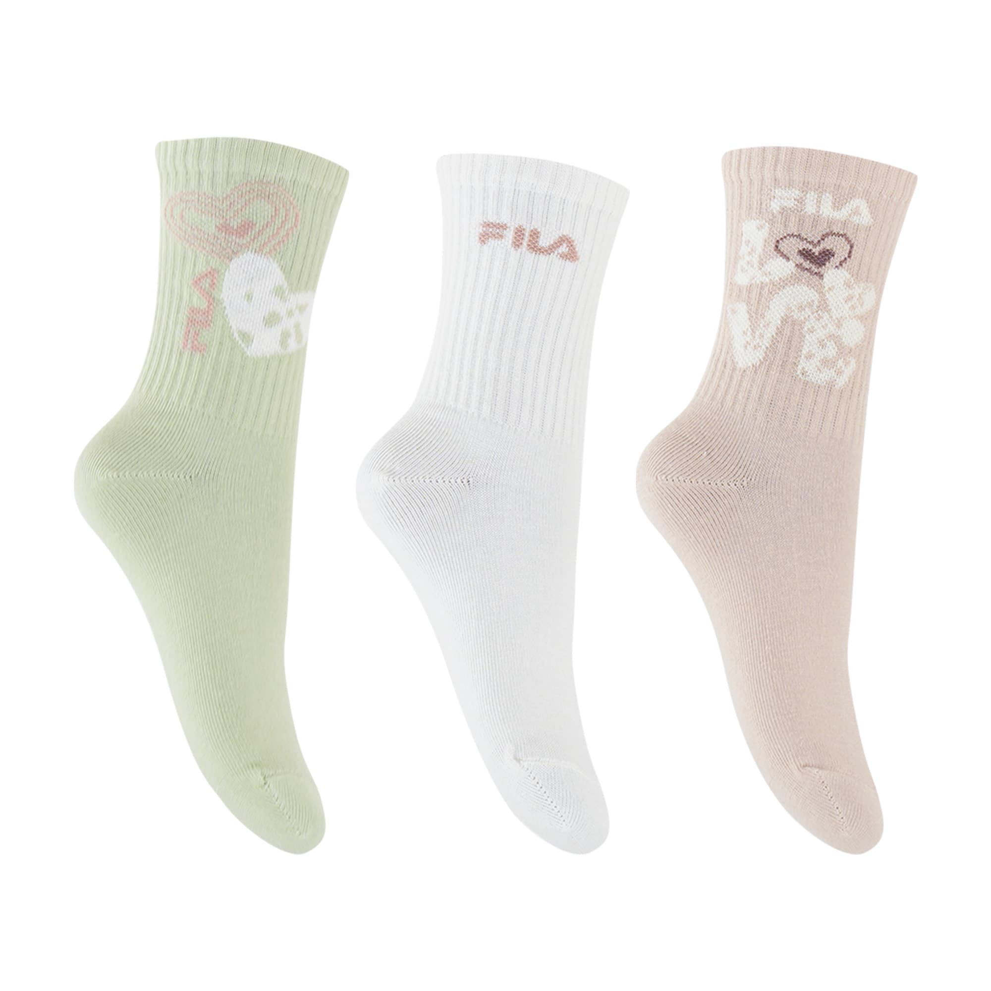 FILA Kinder Kurzsocken 3er Pack