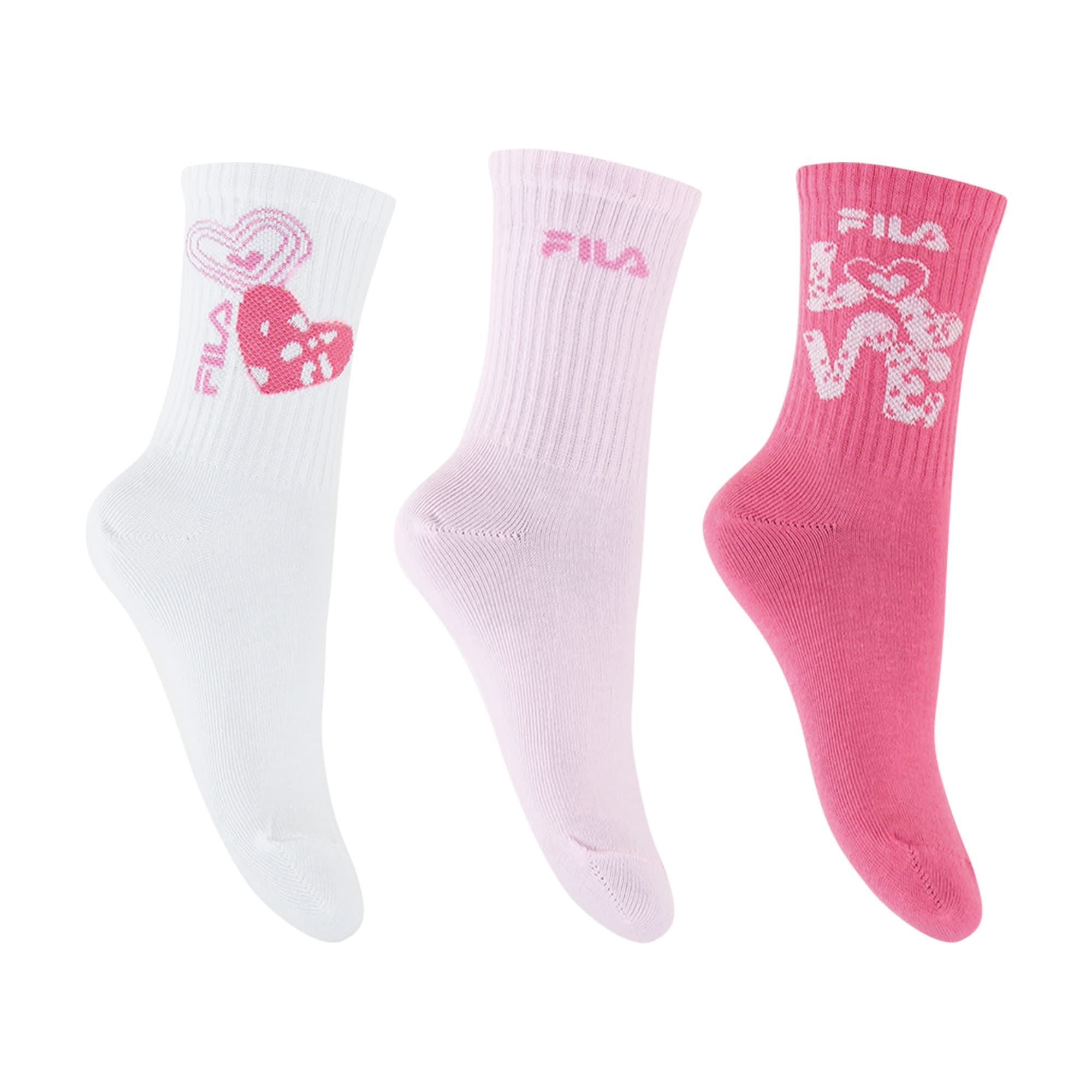 FILA Kinder Kurzsocken 3er Pack