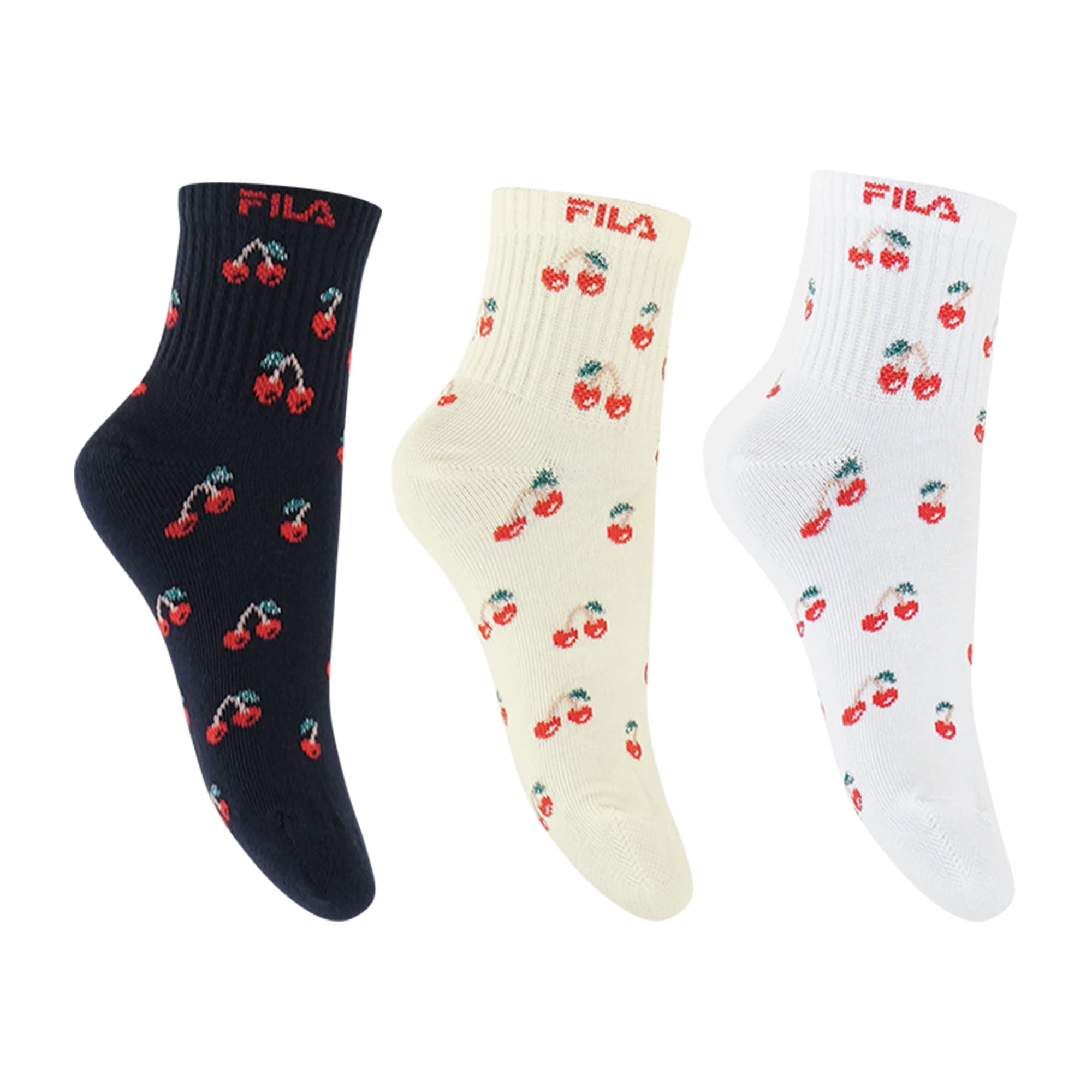 FILA Kinder Kurzsocken 3er Pack