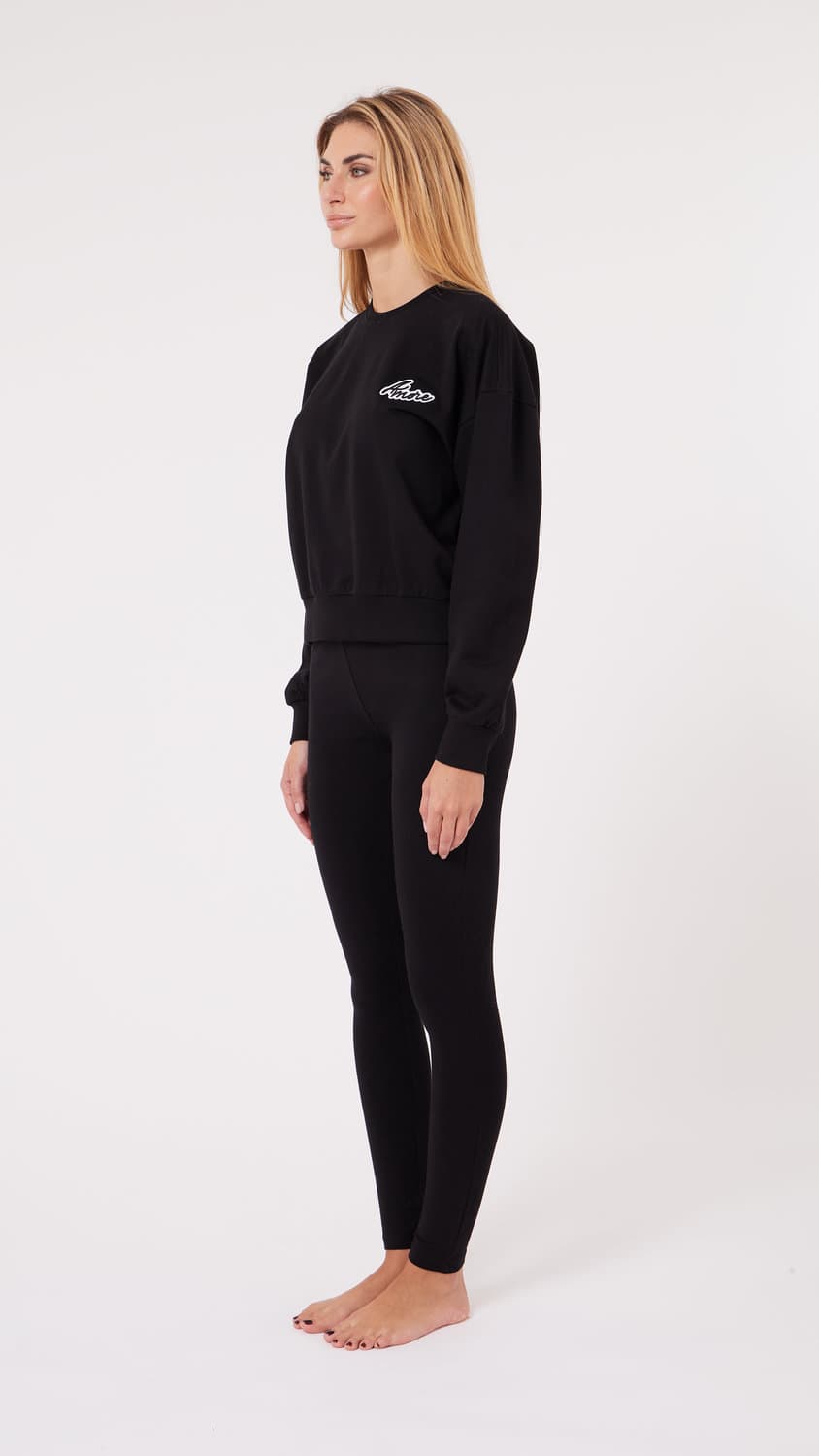 FILA Damen Schlafanzug Pyjama Brushed Fleece