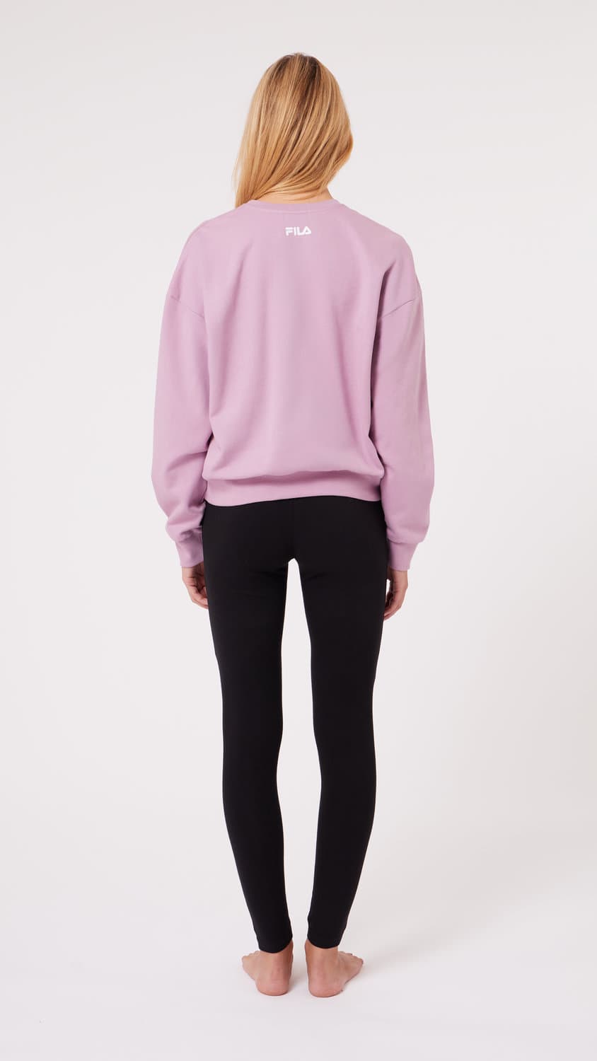 FILA Damen Schlafanzug Pyjama Brushed Fleece