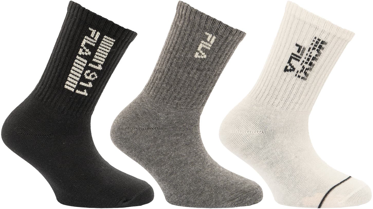 FILA Kinder Socken Normal Plain 3er Pack