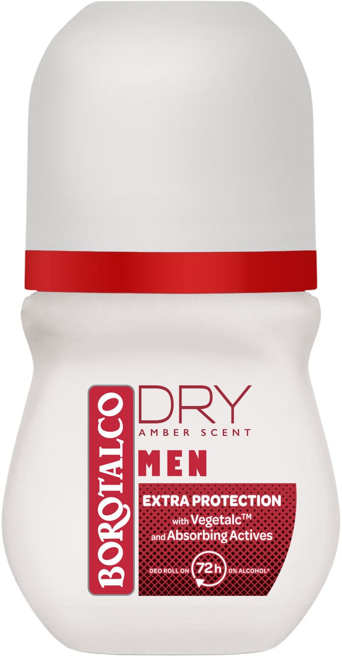 BOROTALCO MEN Deo Roll-on Dry Amber