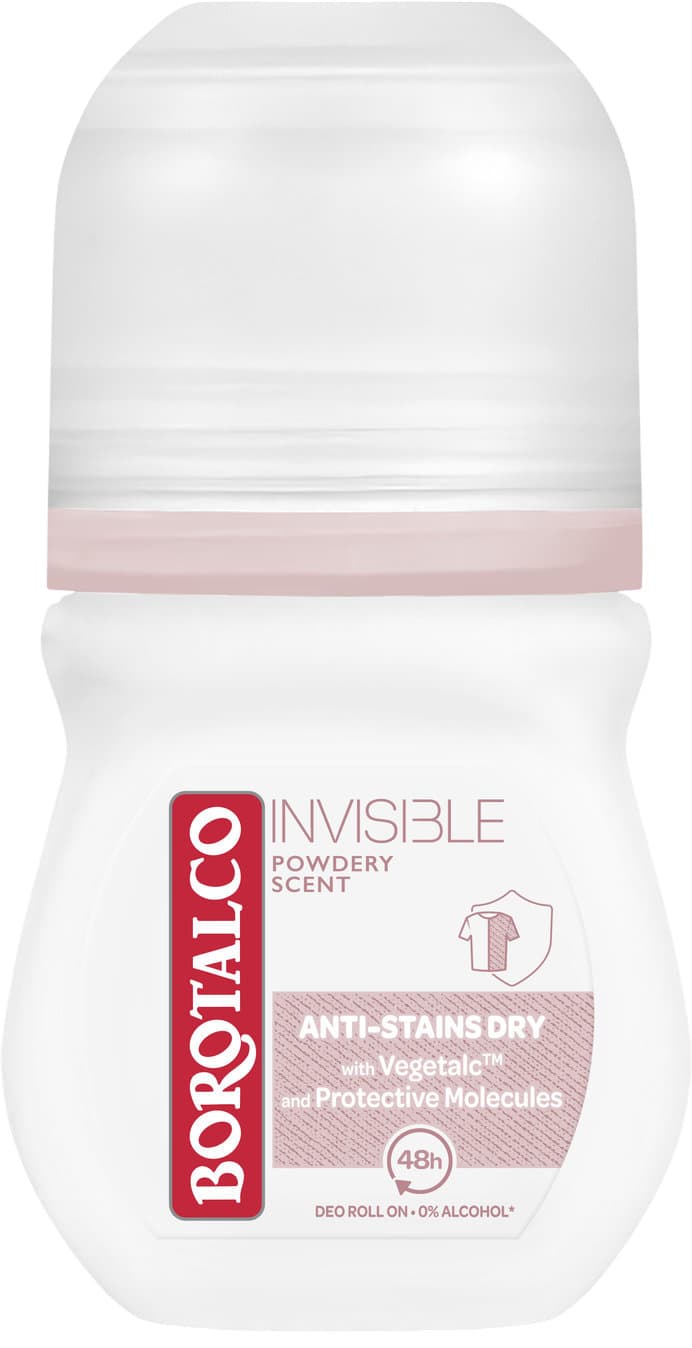 BOROTALCO Deo Roll-on Invisible Powdery Scent