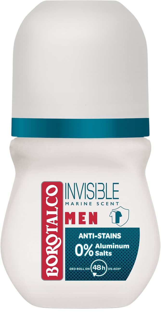 BOROTALCO MEN Deo Roll-on Invisible Marine