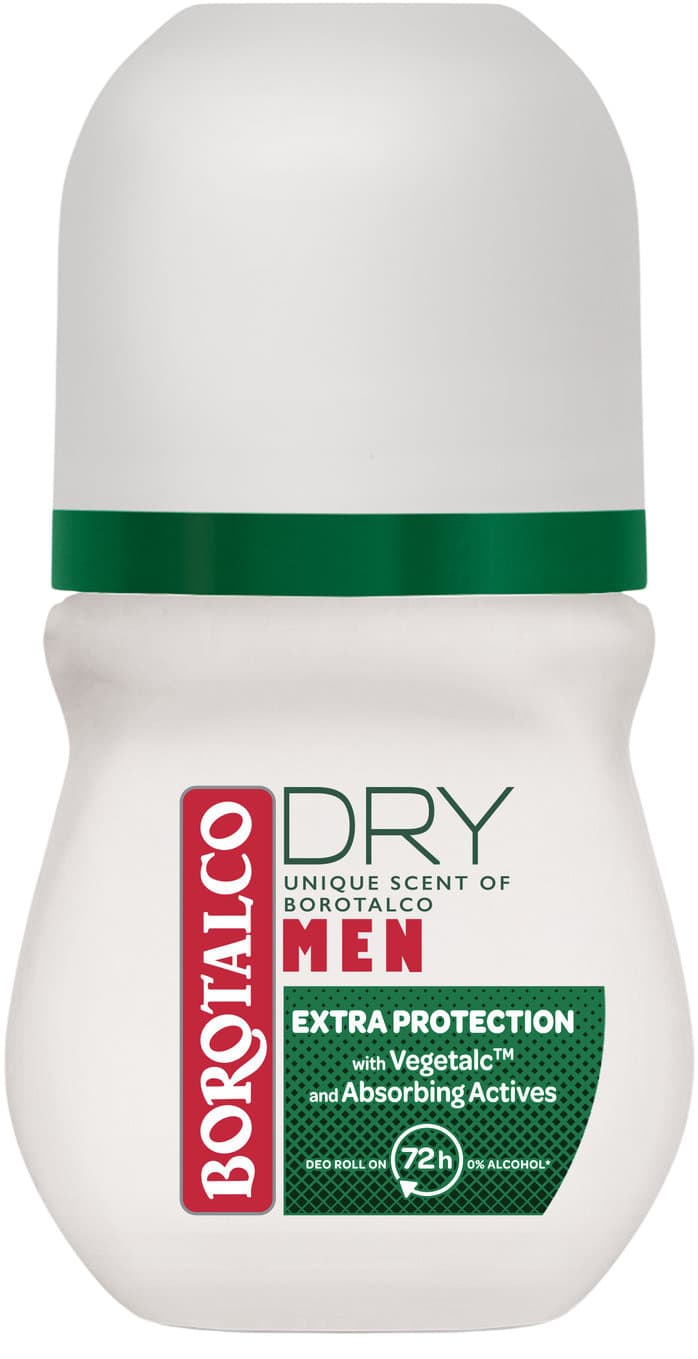 BOROTALCO MEN Deo Roll-on Dry Unique