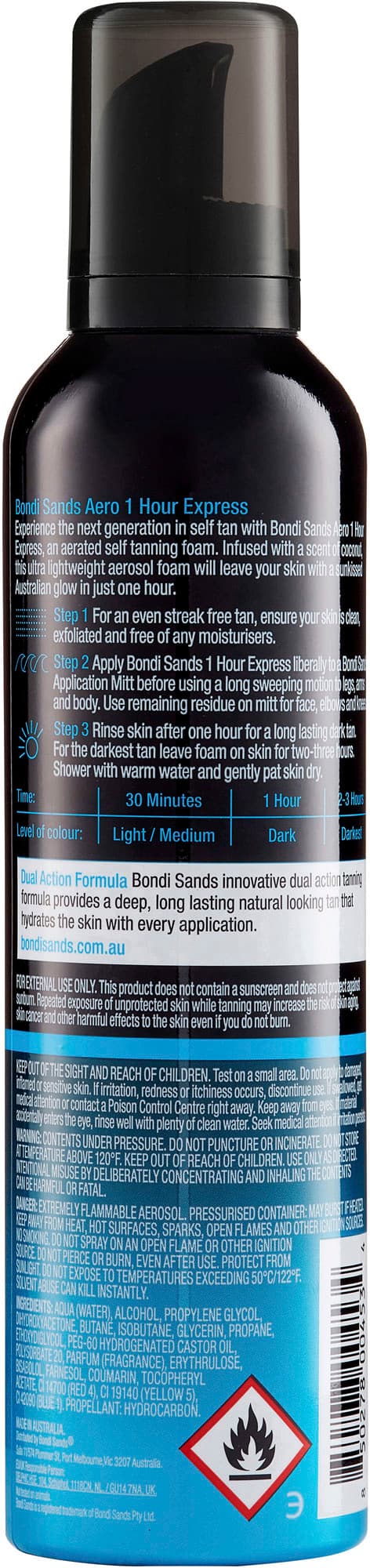 Produktbild bondi sands Selbstbräunungsschaum Aero One Hour Express 2 von 2