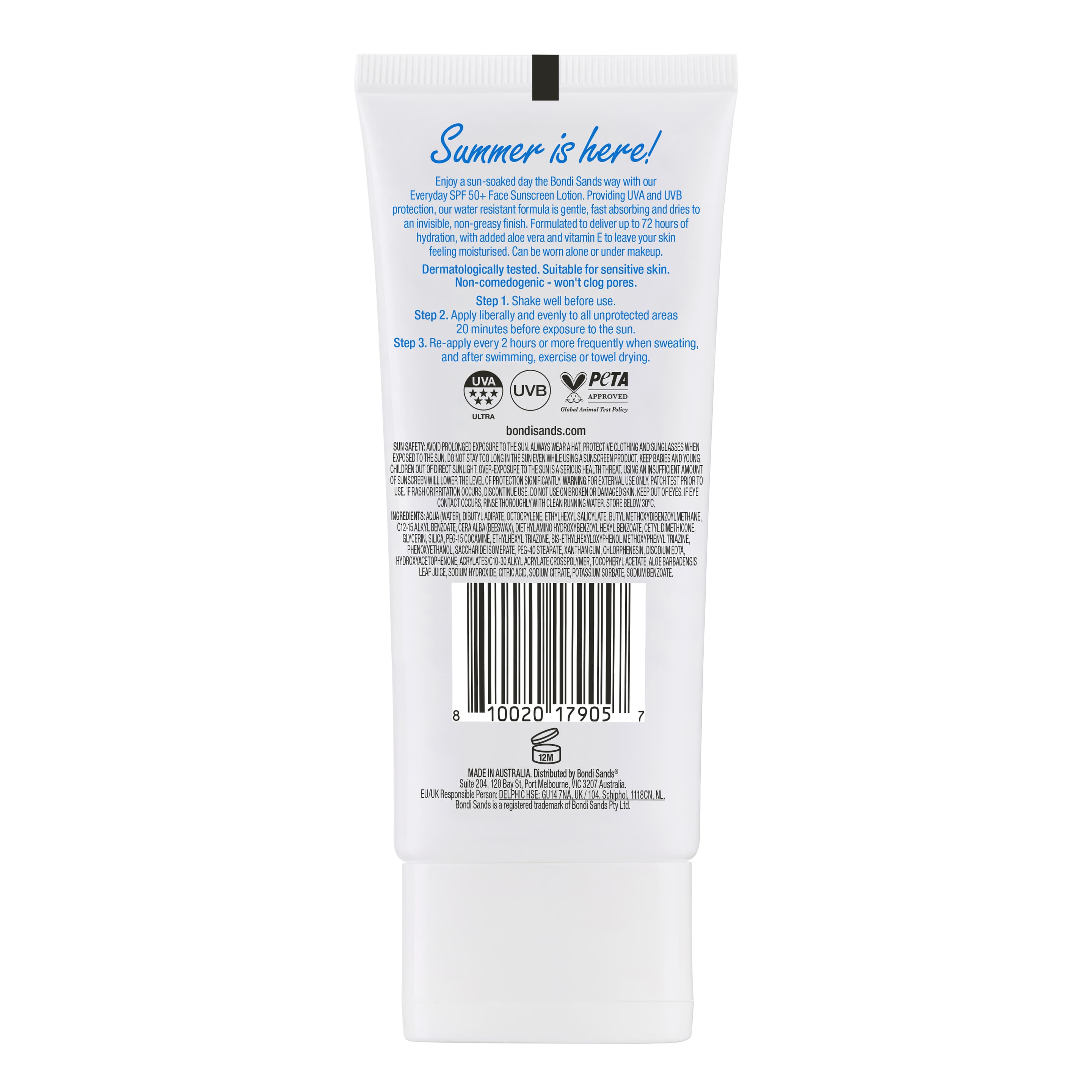 Produktbild bondi sands Everyday Face Lotion SPF 50+ 2 von 2