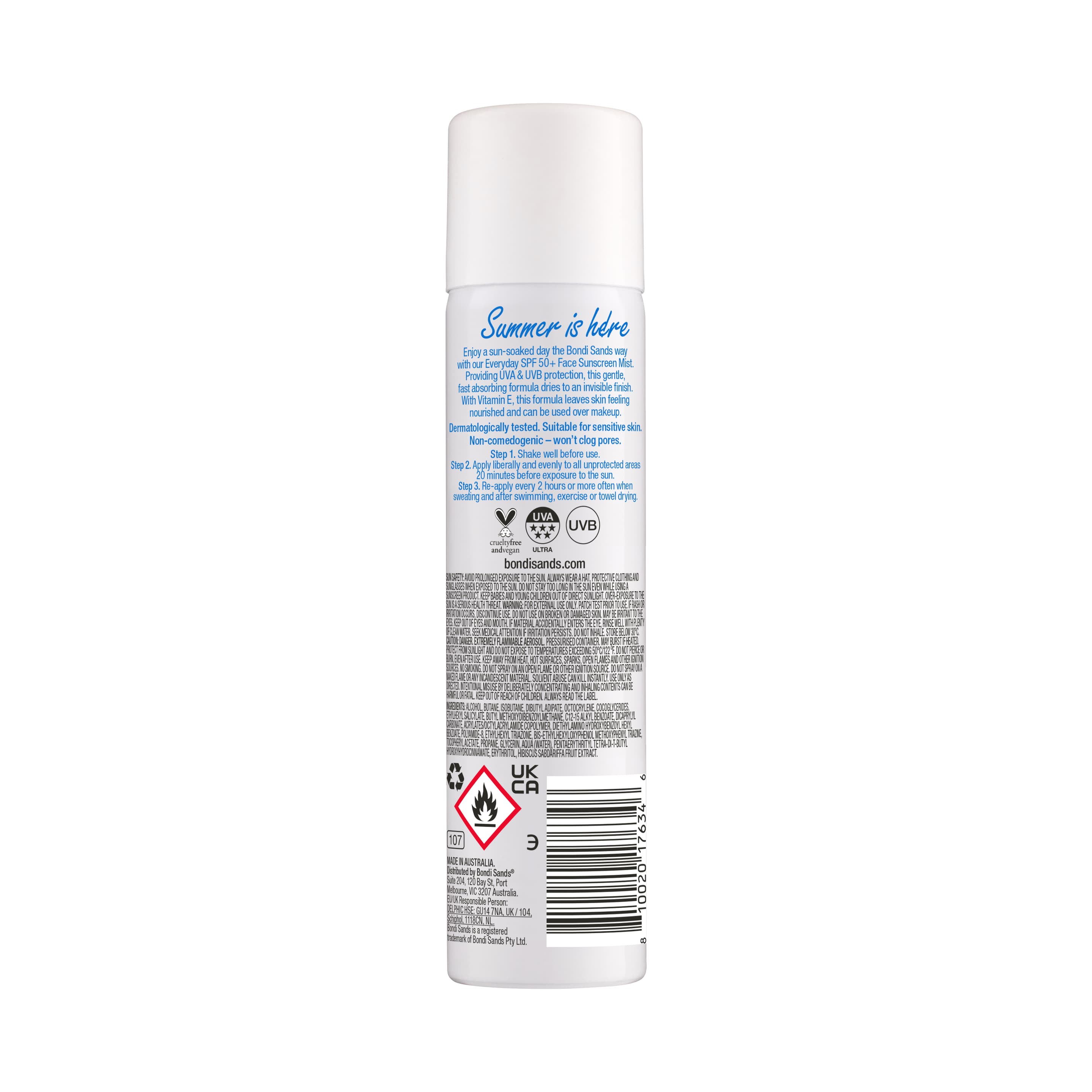Produktbild bondi sands Fragrance Free Everyday Face Mist SPF 50+  2 von 2