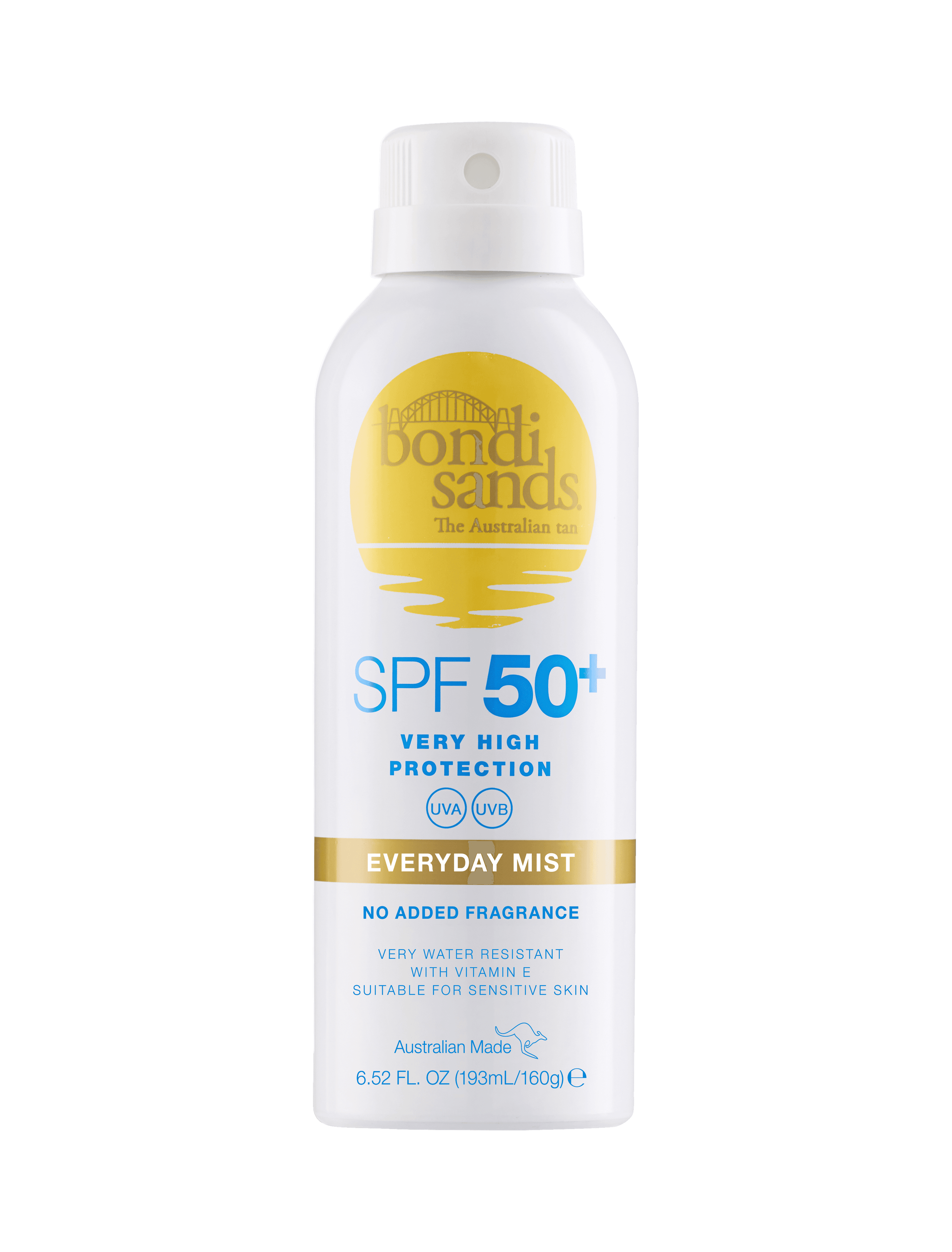 bondi sands Fragrance Free Aerosol Mist Spray SPF 50+