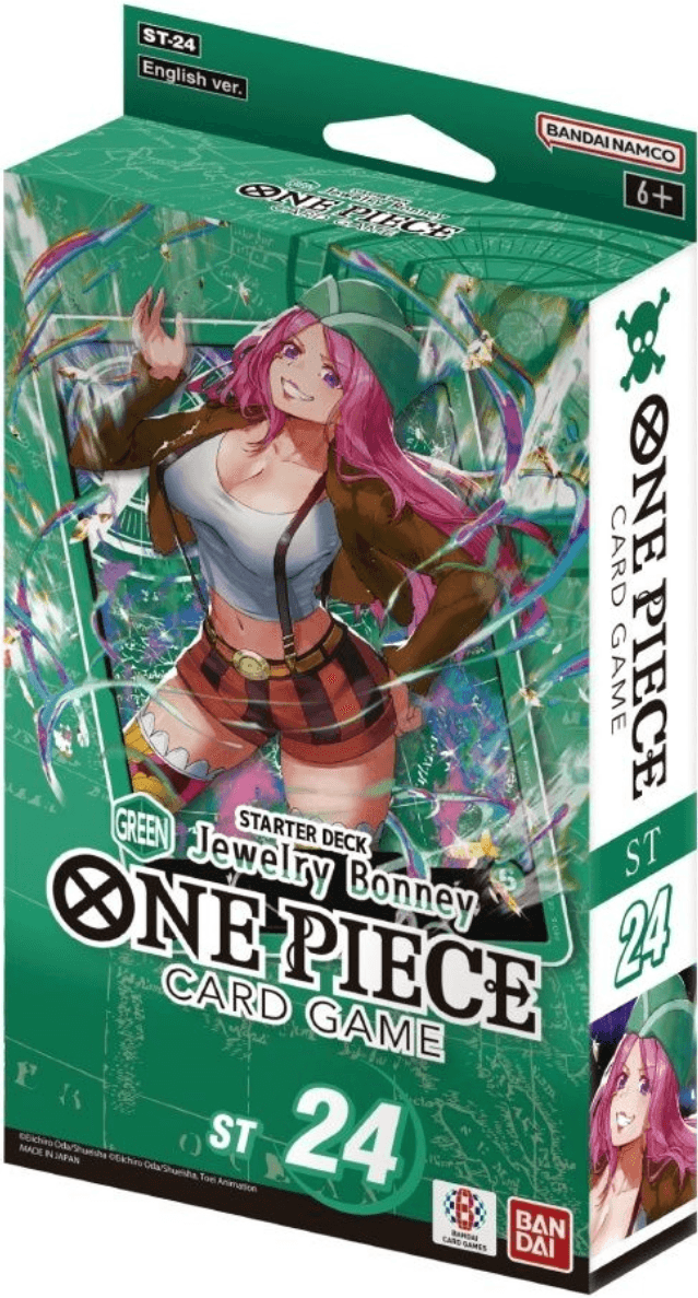 One Piece Card Game - STARTER DECK -GREEN Jewelry Bonney- [ST-24]