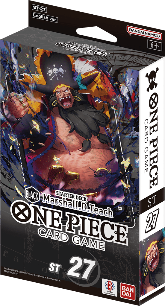 One Piece Card Game - STARTER DECK -BLACK Marshall.D.Teach- [ST-27]