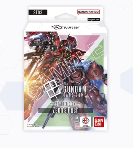 Gundam Crad Game Starter Deck Zeon's Rush [ST03]