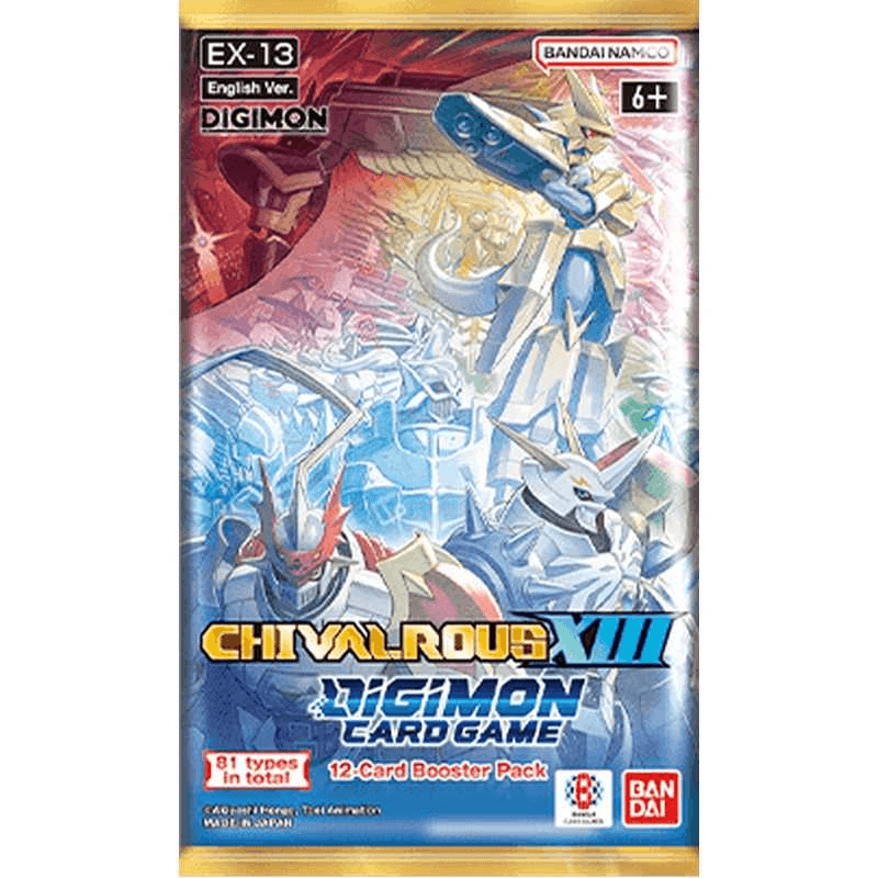 Digimon Card Game Extra Booster Chivalrous XIII EX-13 – 12 Sammelkarten