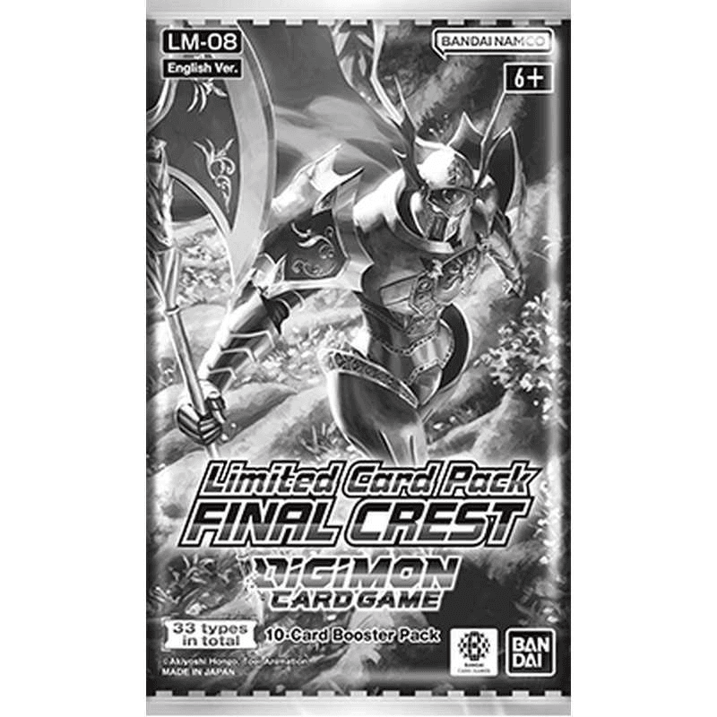 Digimon Card Game Limited Card Pack Final Crest LM-08 Booster, englisch