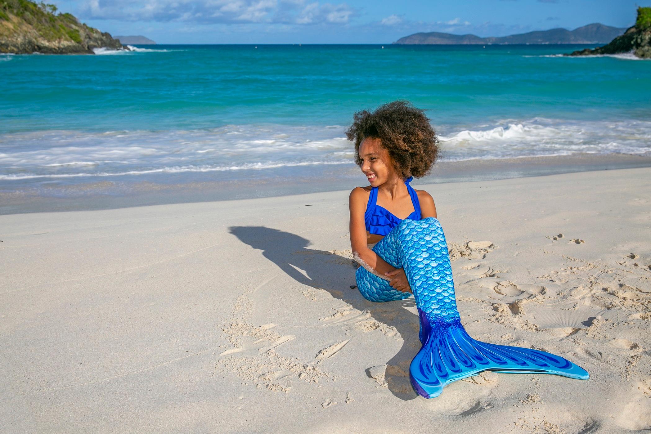 Produktbild Fin Fun Meerjungfrau"Mermaidens"Blue, Gr. Youth L/XL, 140 - 164 2 von 8