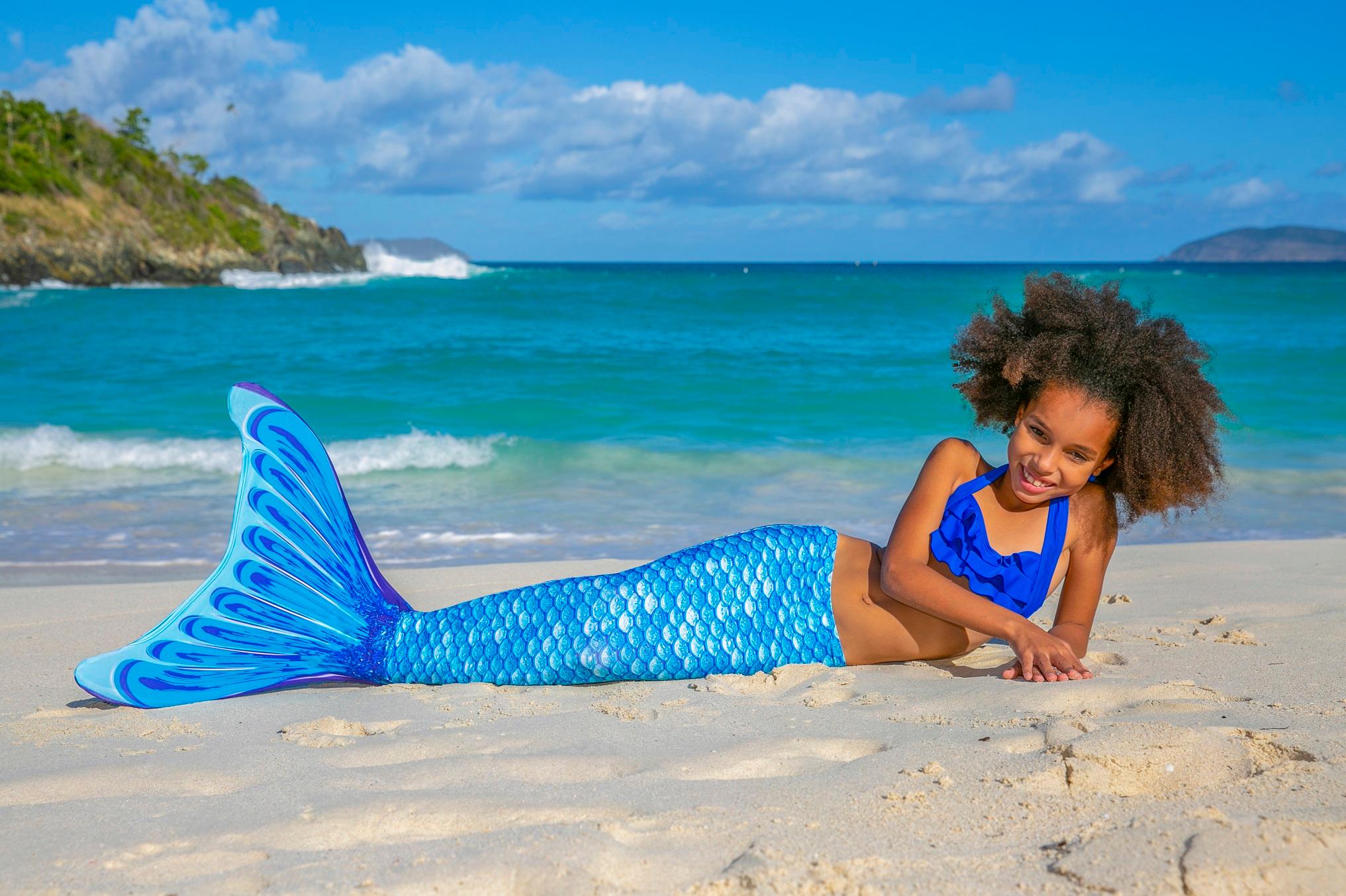 Produktbild Fin Fun Meerjungfrau"Mermaidens"Blue, Gr. Youth L/XL, 140 - 164 5 von 8