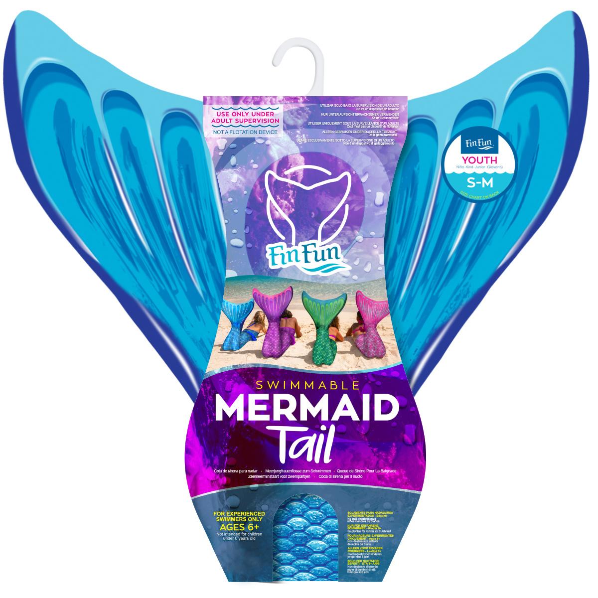 Produktbild Fin Fun Meerjungfrau"Mermaidens"Blue, Gr. Youth L/XL, 140 - 164 6 von 8