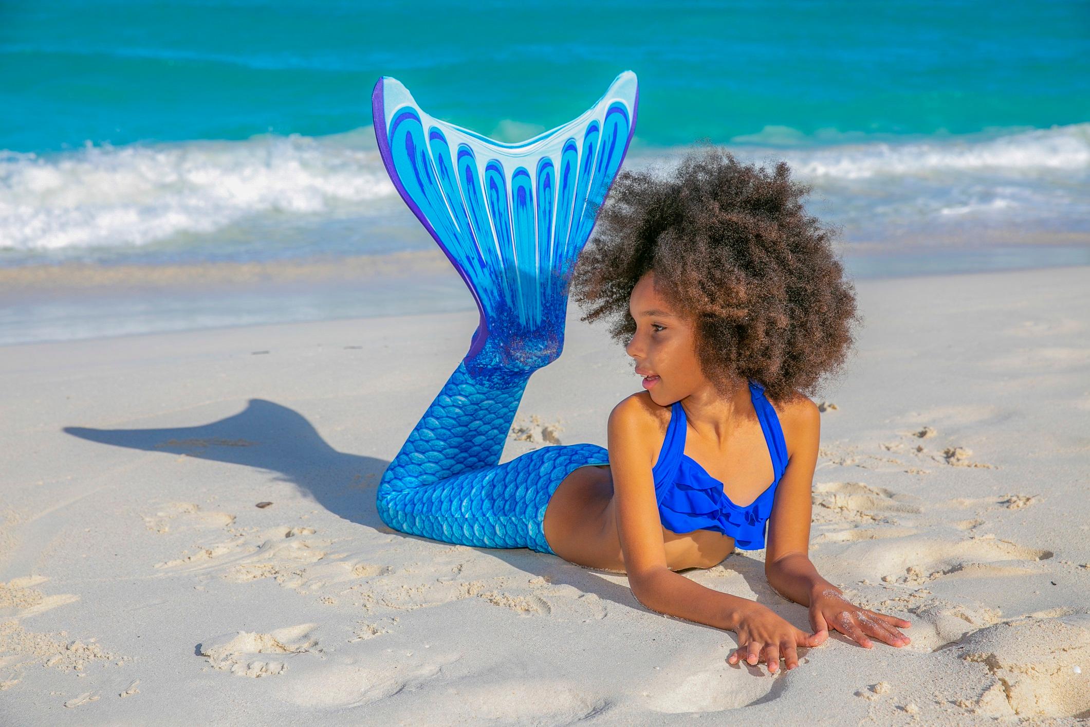Produktbild Fin Fun Meerjungfrau"Mermaidens"Blue, Gr. Youth L/XL, 140 - 164 7 von 8