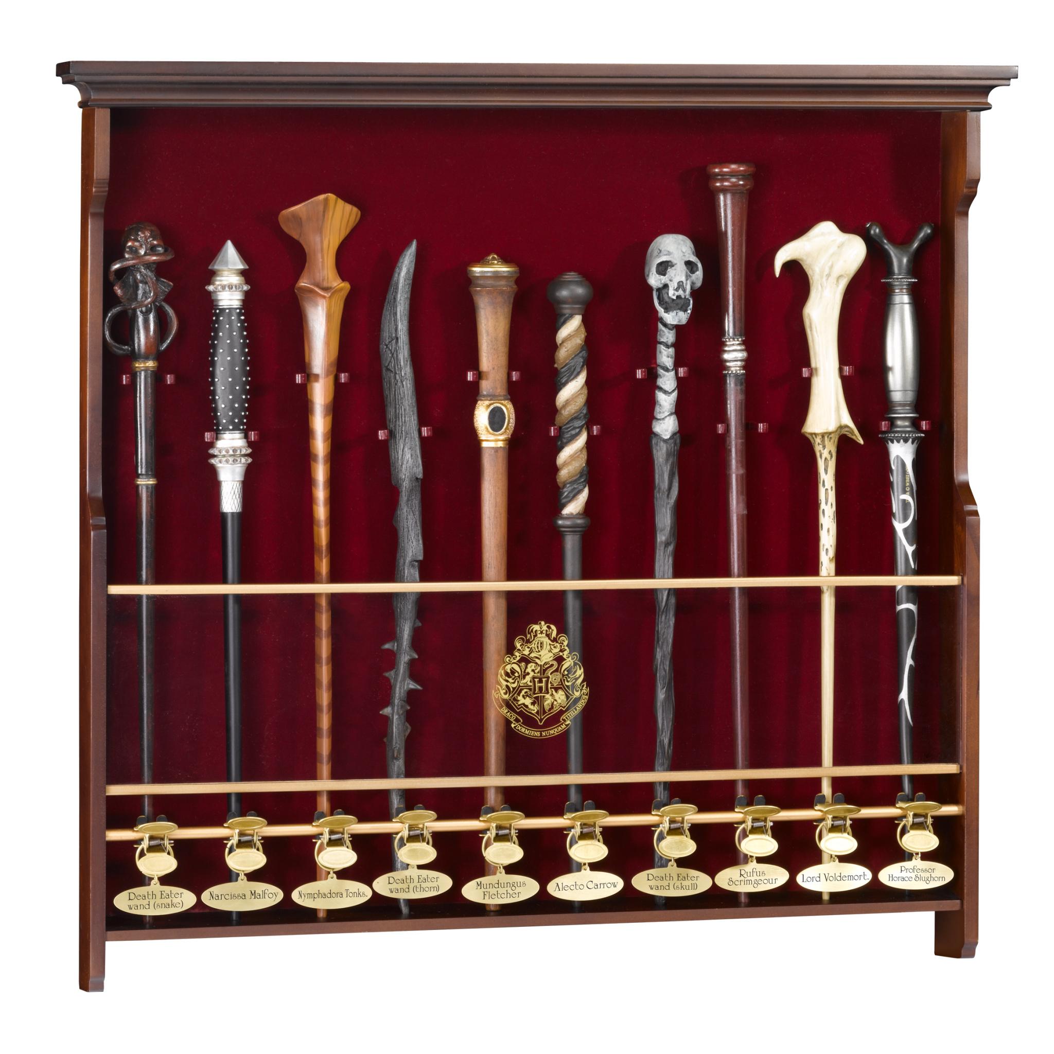 The Noble Collection - Harry Potter - Zauberstäbe - 10 Wand Display