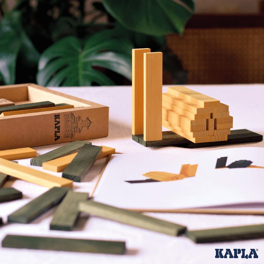 Produktbild KAPLA - Holzbausteine, gelb/grün, 40er Box 3 von 3