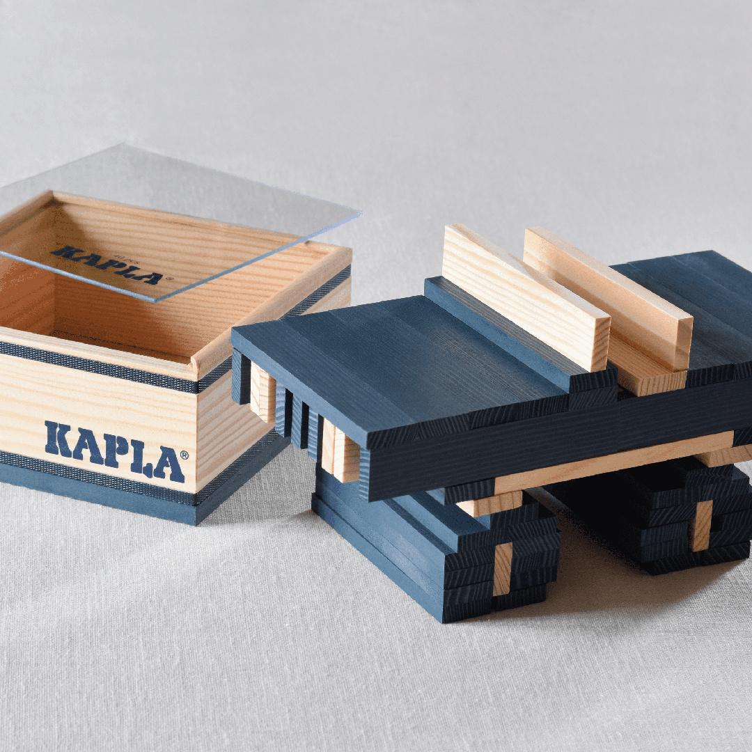 Produktbild KAPLA - Holzbausteine, dunkelblau, 40er Box 2 von 3